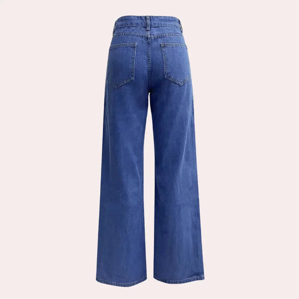MEWE | Dark Wash High-Rise Straight Jeans with Classic Cut Mewe London