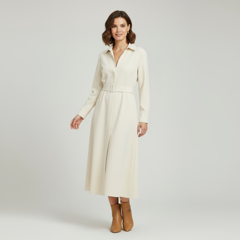 MEWE | Elina – Cotton-Style Shirt Dress