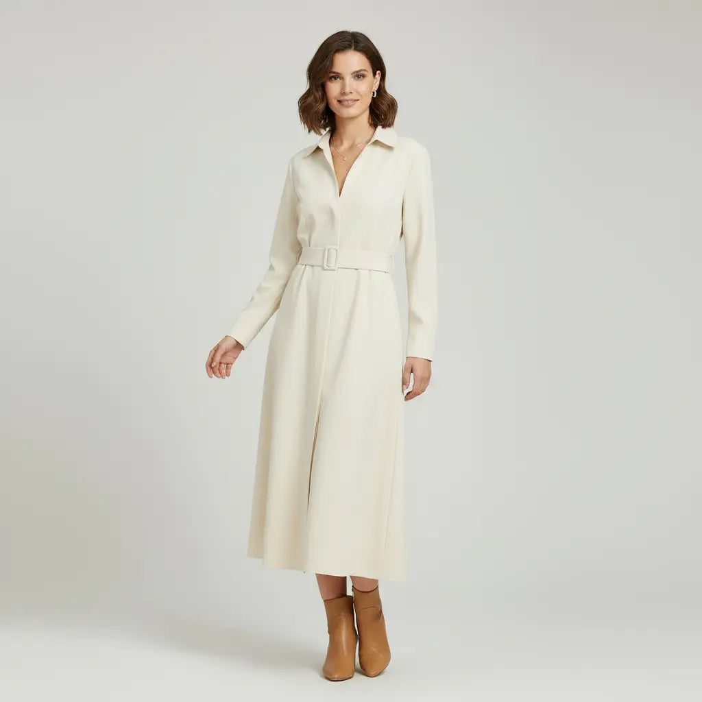 MEWE | Elina – Cotton-Style Shirt Dress Mewe London