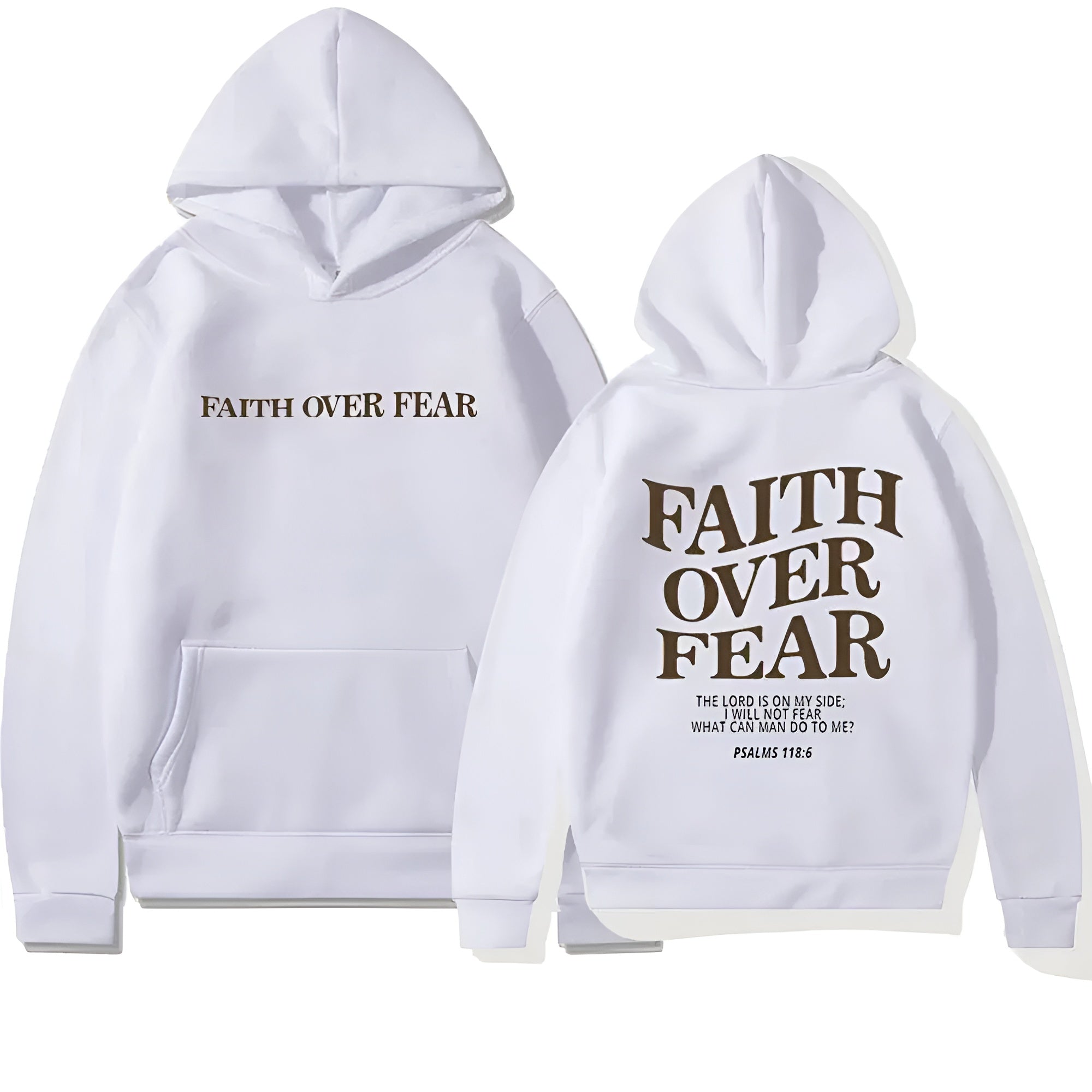 MEWE | Faith Over Fear Oversized Hoodie