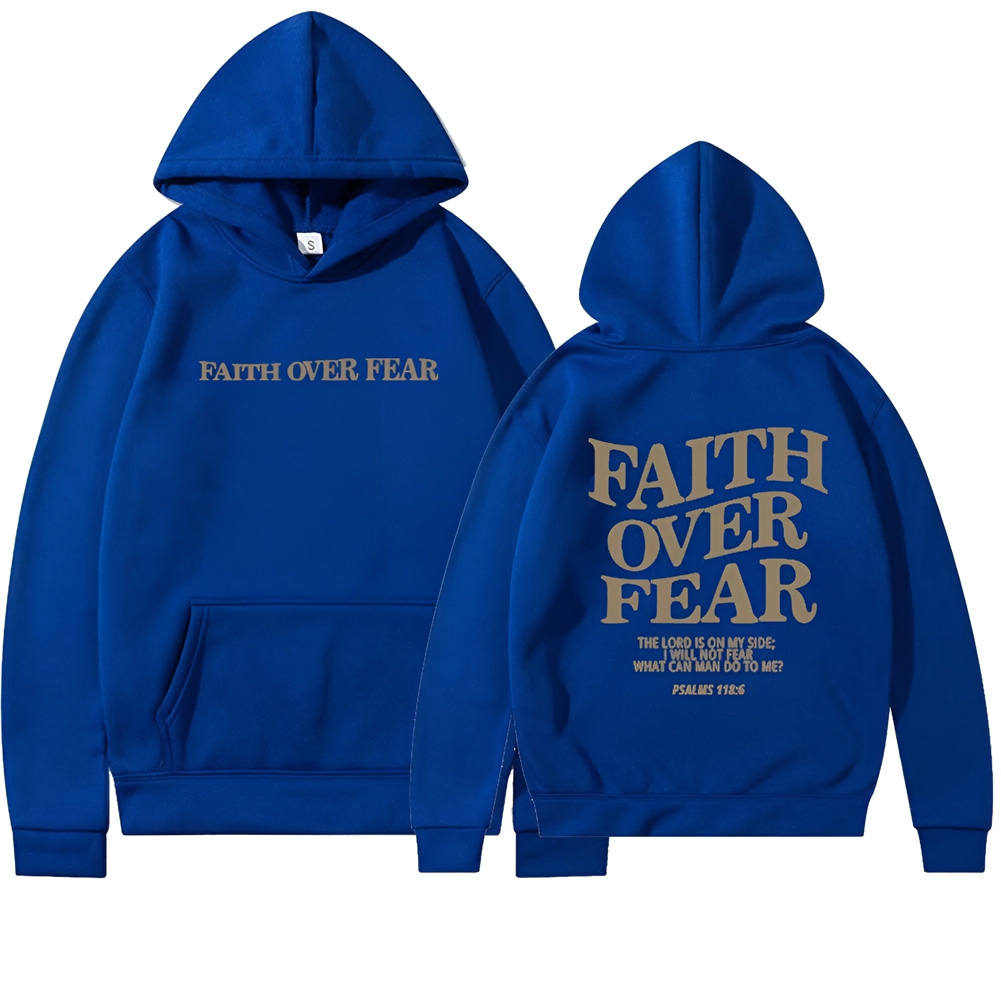 MEWE | Faith Over Fear Oversized Hoodie