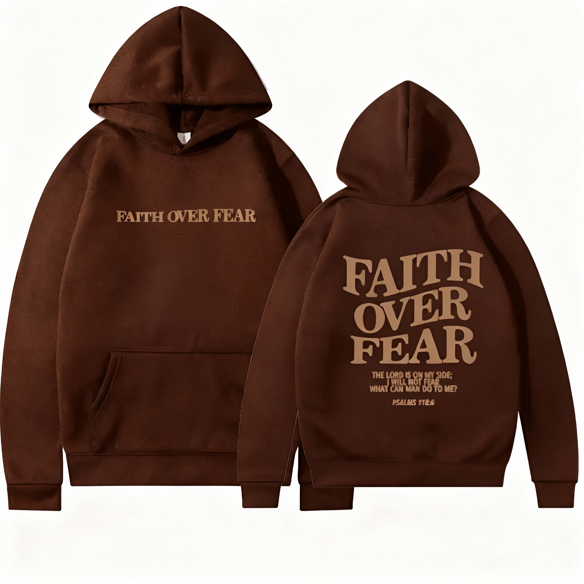 MEWE | Faith Over Fear Oversized Hoodie