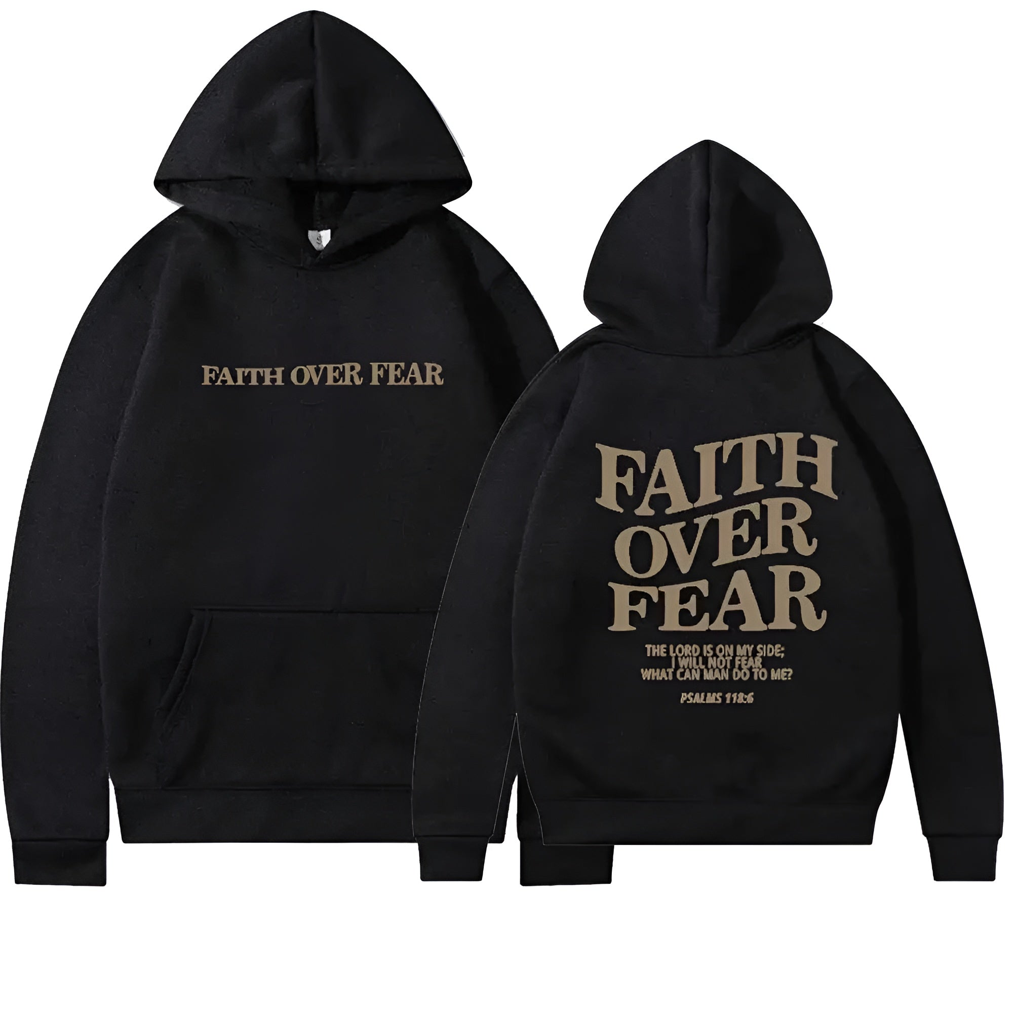 MEWE | Faith Over Fear Oversized Hoodie