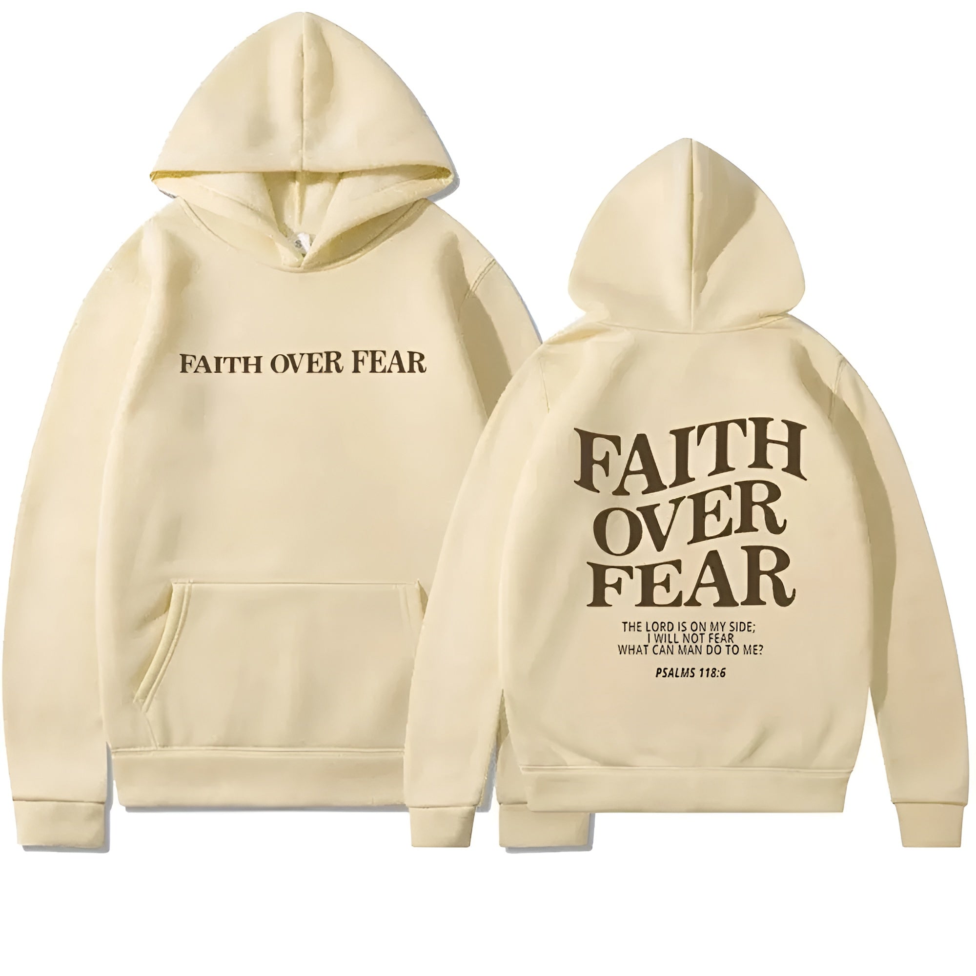 MEWE | Faith Over Fear Oversized Hoodie