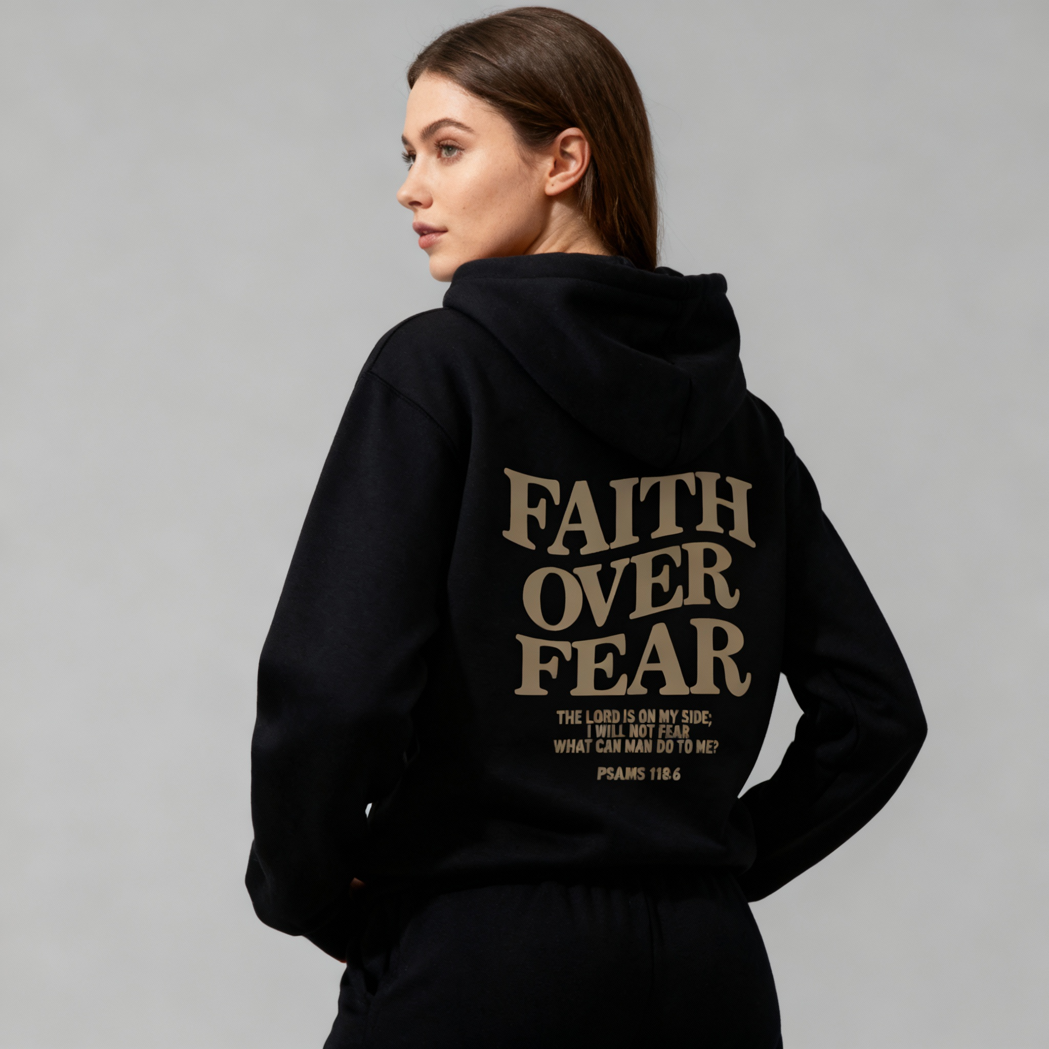 MEWE | Faith Over Fear Oversized Hoodie