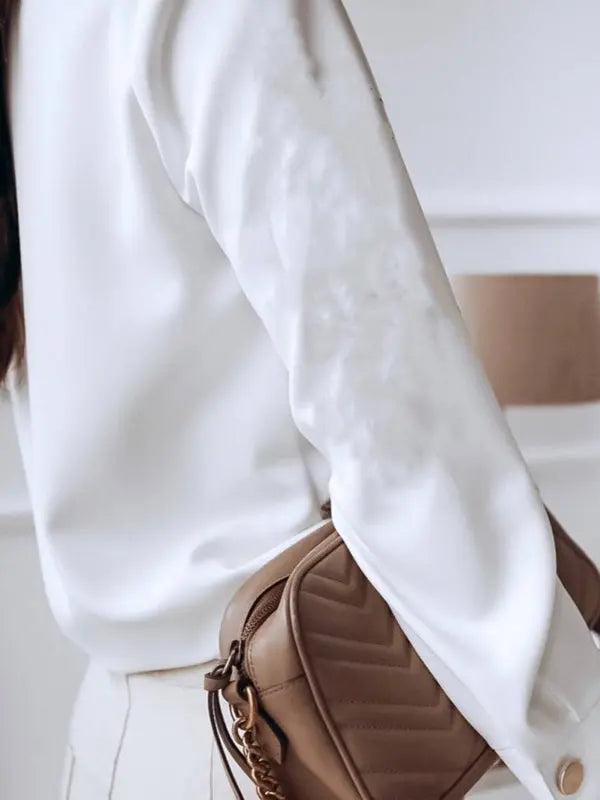 MEWE | High-Collar Button-Down Shirt with Long Sleeves Mewe London