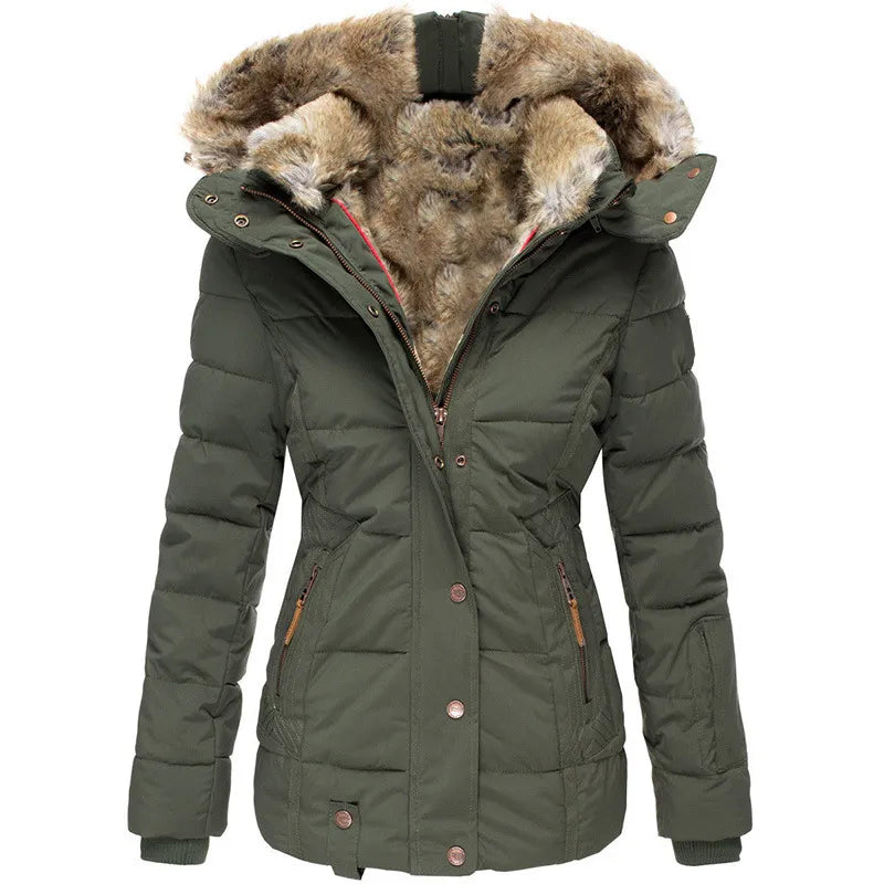 MEWE | Warm Faux Fur Winter Jacket for Cold Weather