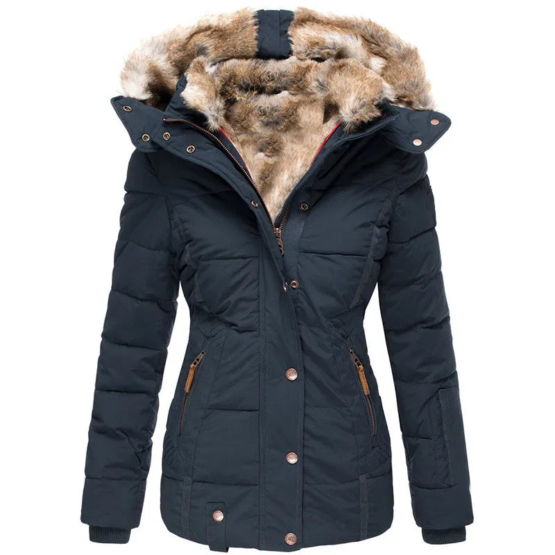 MEWE | Warm Faux Fur Winter Jacket for Cold Weather