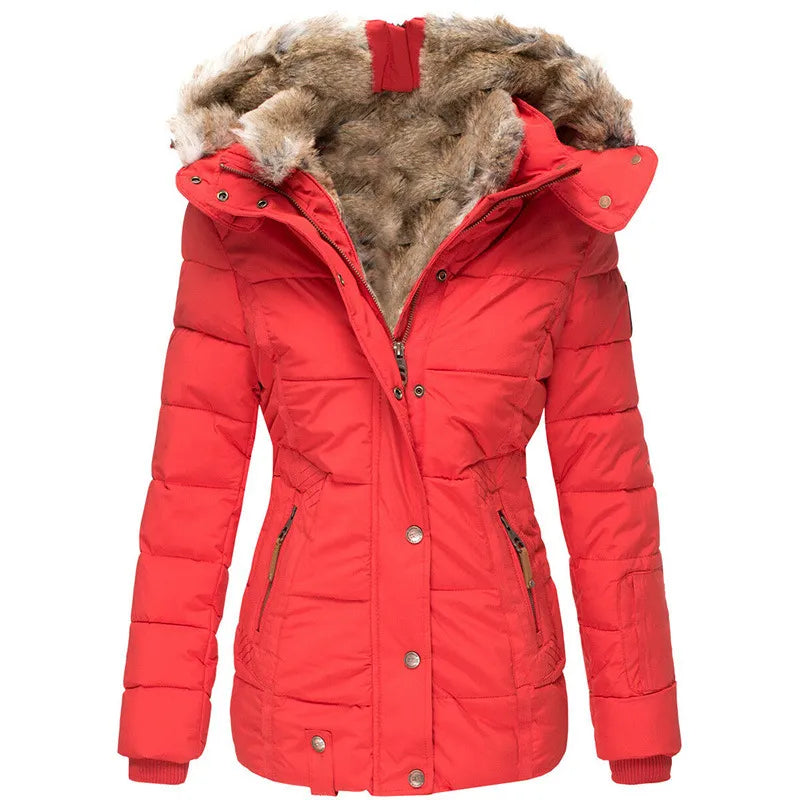 MEWE | Warm Faux Fur Winter Jacket for Cold Weather