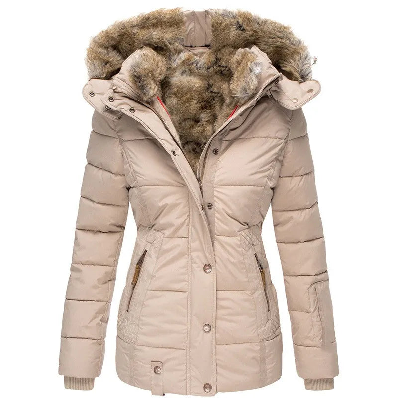 MEWE | Warm Faux Fur Winter Jacket for Cold Weather