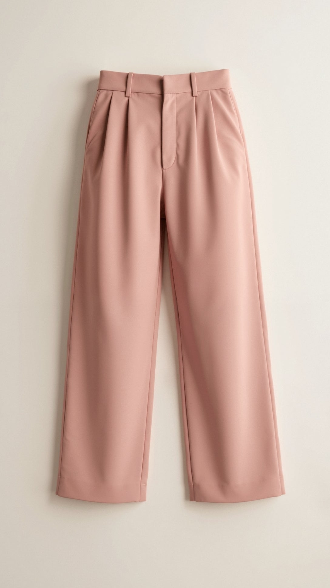 MEWE | Wide-Leg Trousers with High Waist and Front Pleats