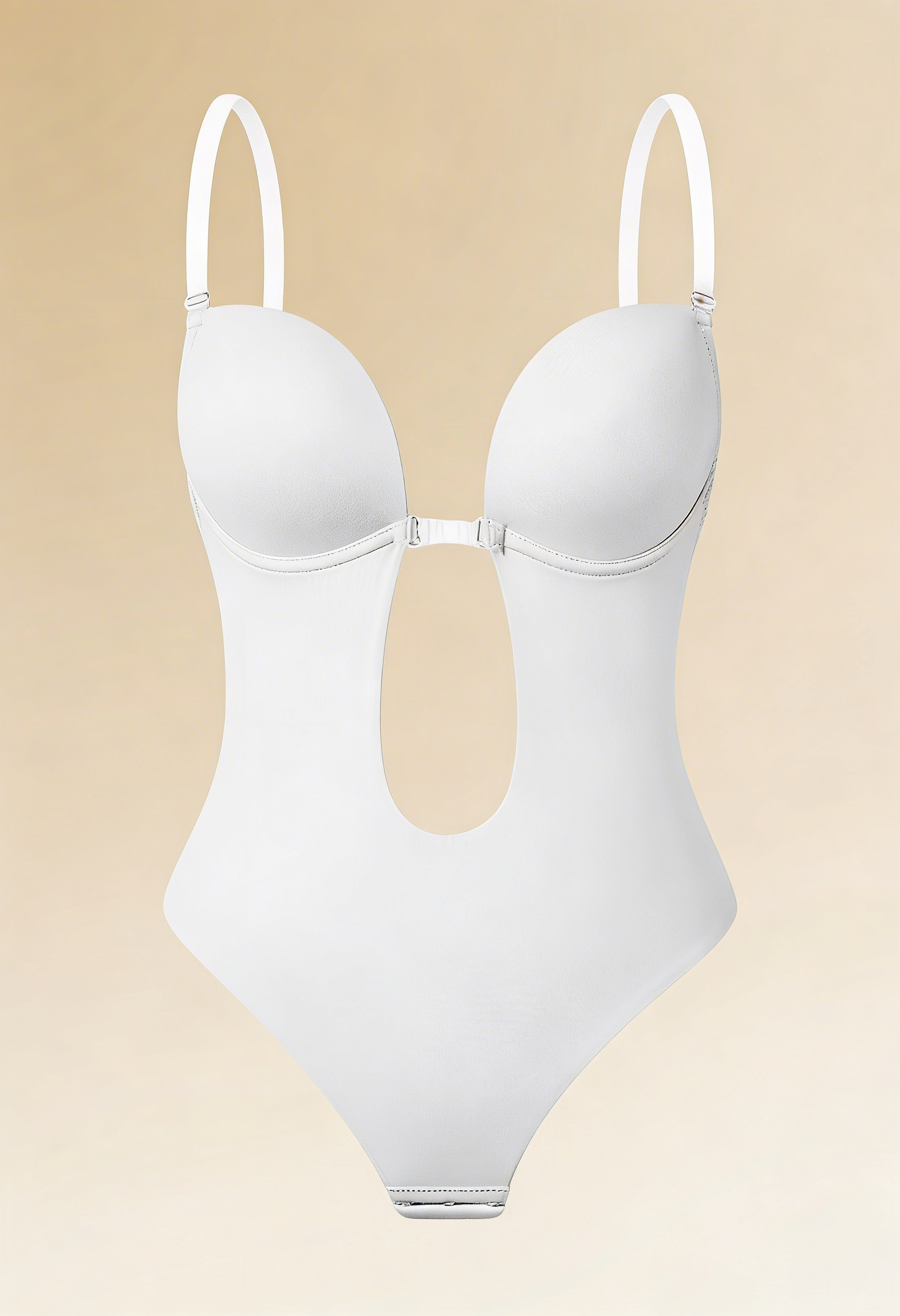 MEWE | Backless Bodysuit Bra with Adjustable Straps and Deep V Front Mewe London