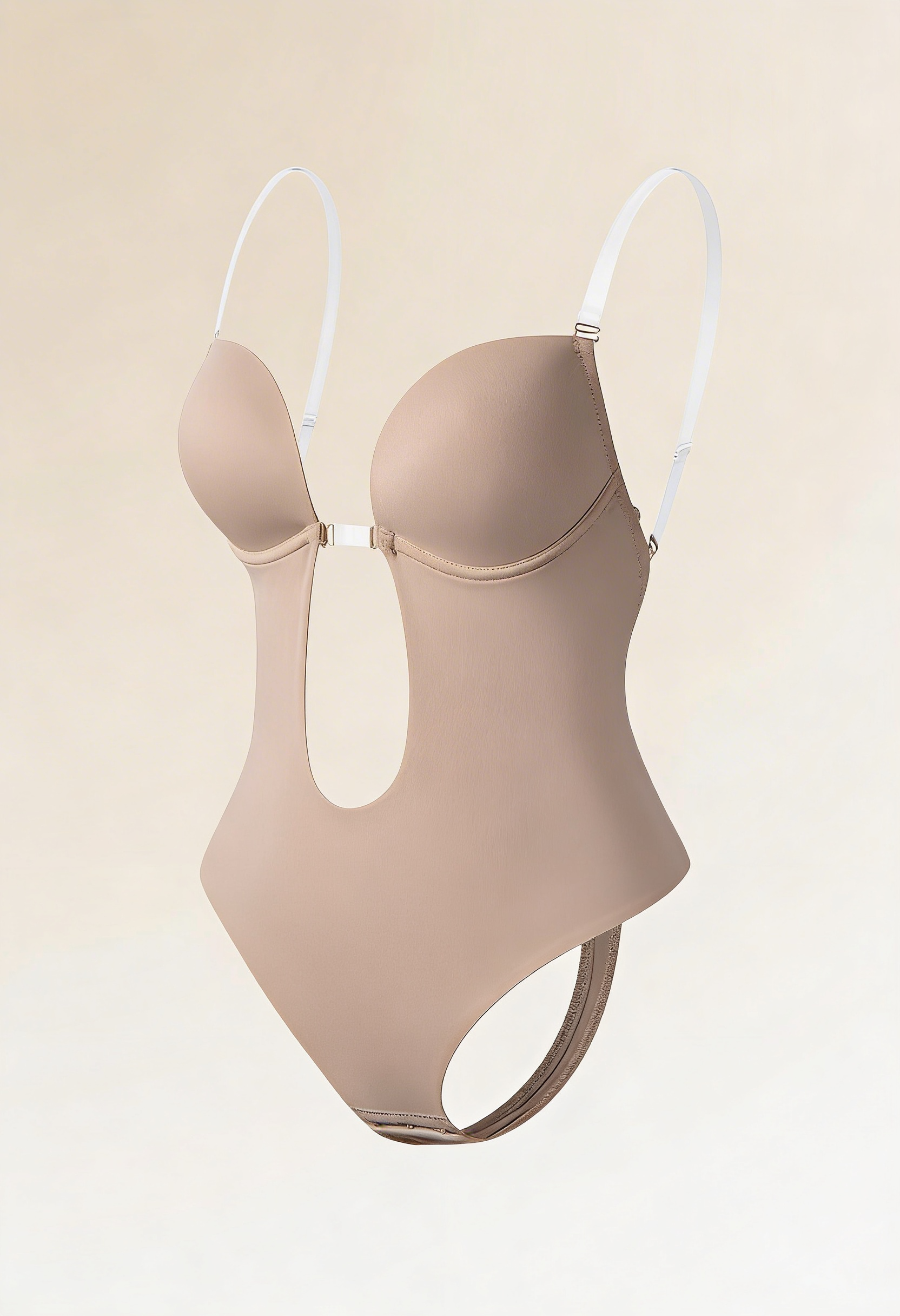 MEWE | Backless Bodysuit Bra with Adjustable Straps and Deep V Front Mewe London