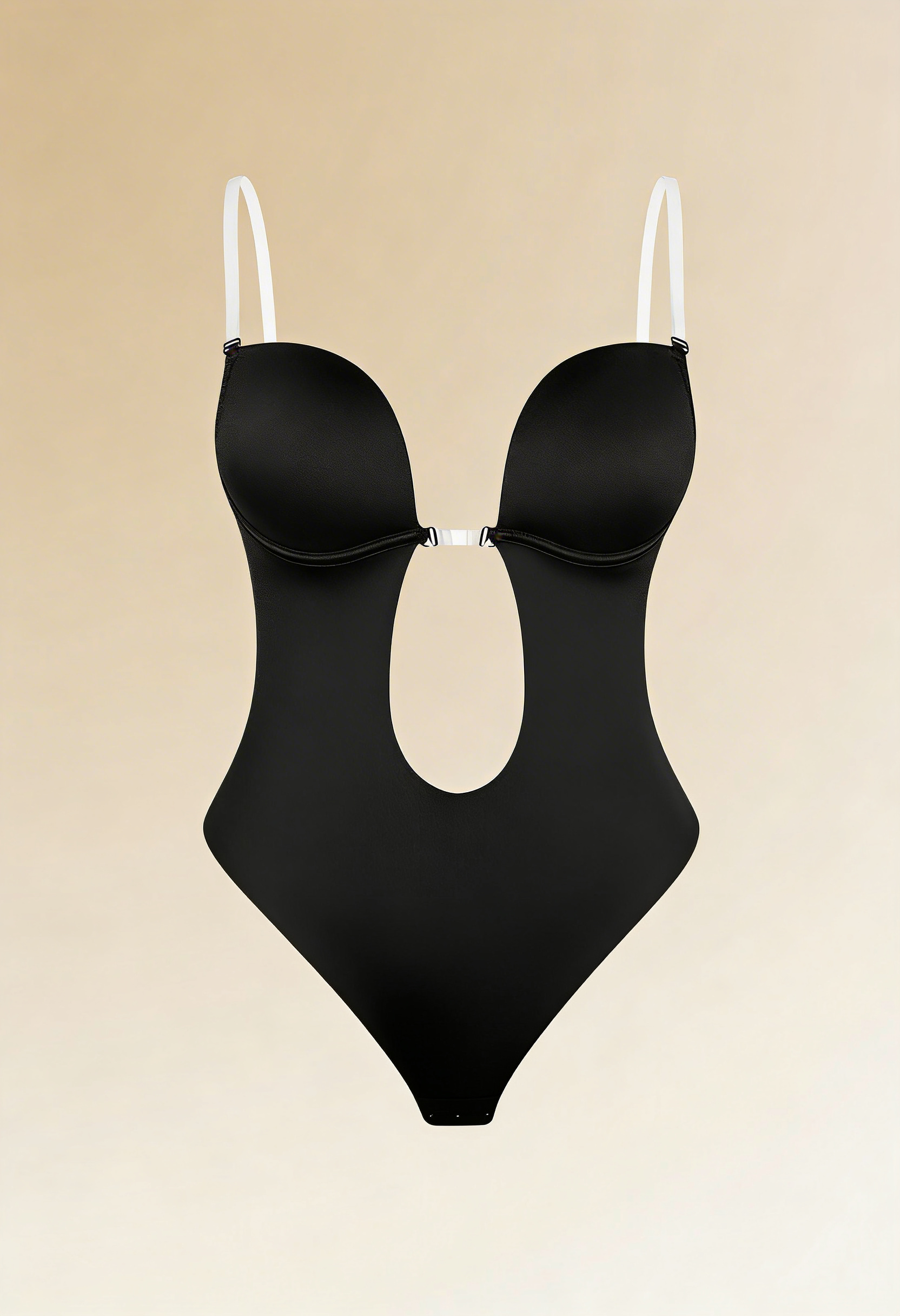 MEWE | Backless Bodysuit Bra with Adjustable Straps and Deep V Front Mewe London