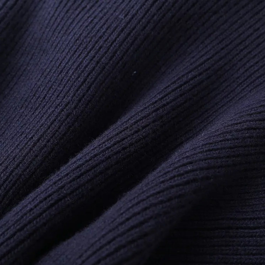 MEWE | Button-front knit cardigan with trim Mewe London