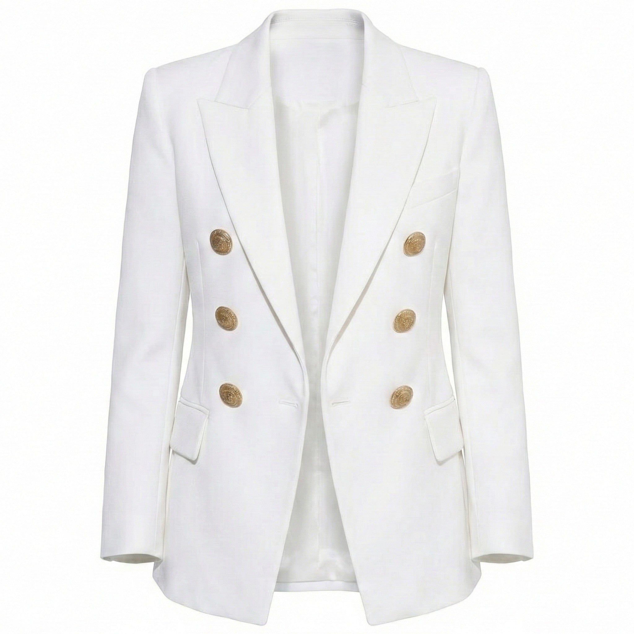 MEWE | Double-Button Blazer with Gold Button Detail Mewe London