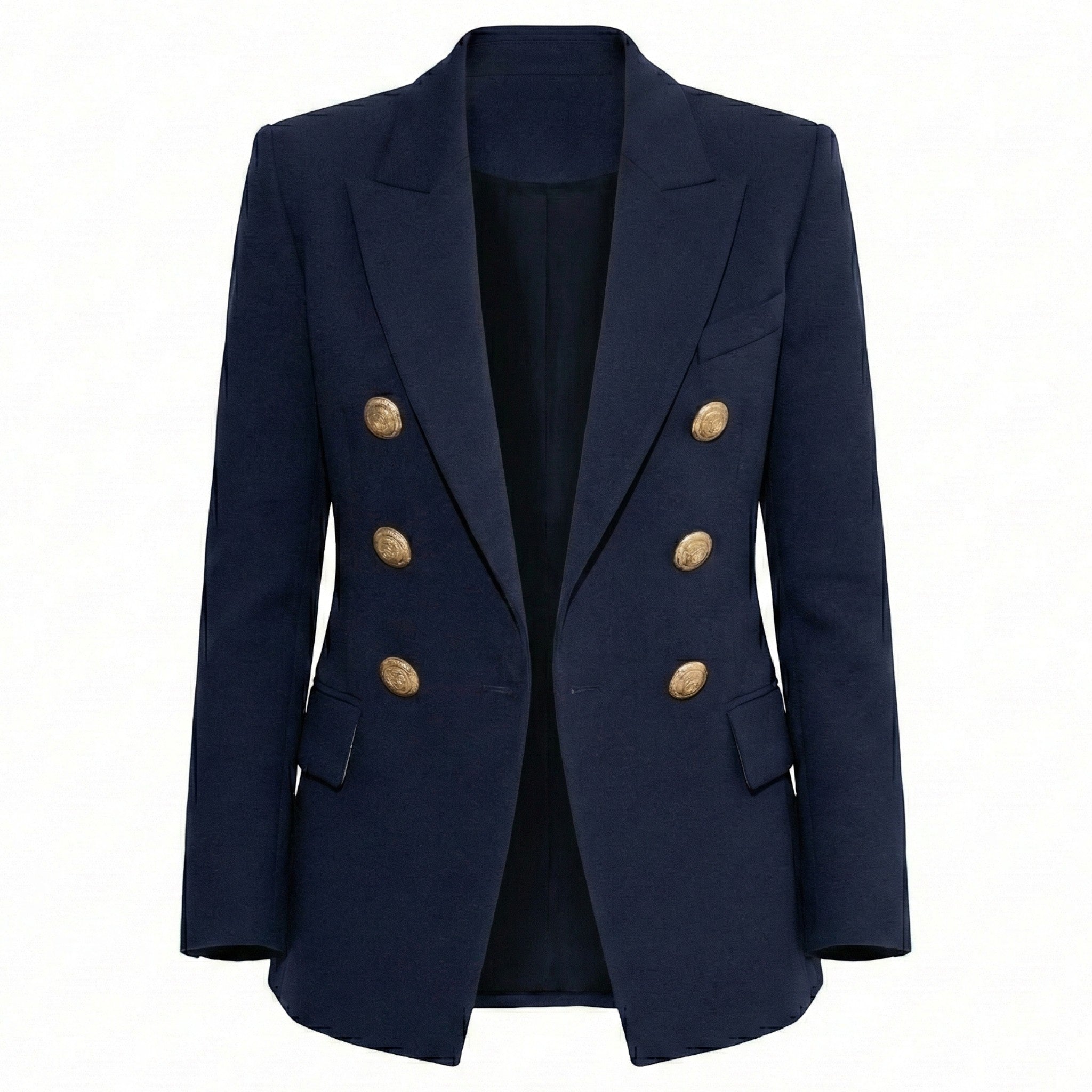 MEWE | Double-Button Blazer with Gold Button Detail Mewe London