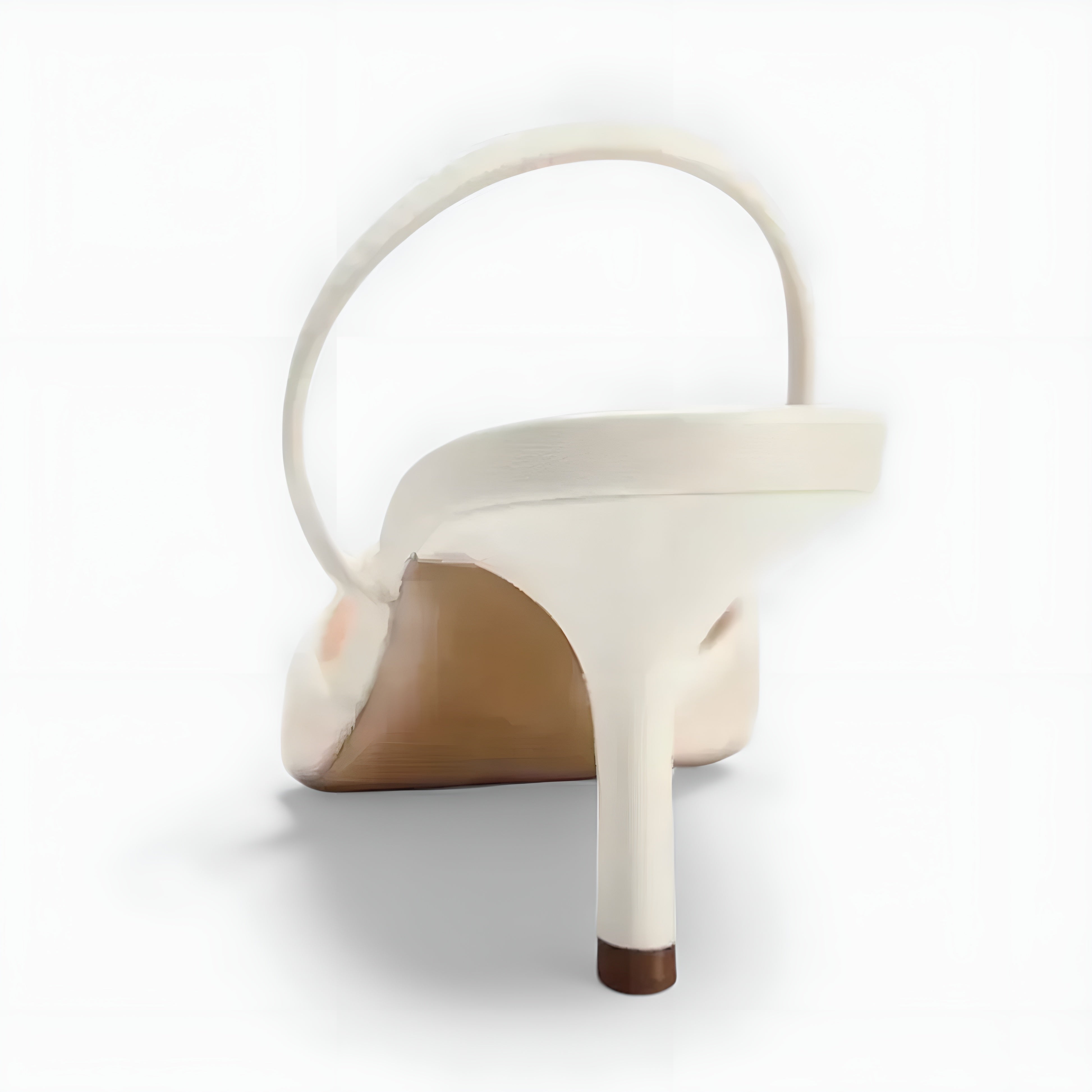 MEWE | Embroidered Mesh Slingback Heels with Pointed Toe Mewe London