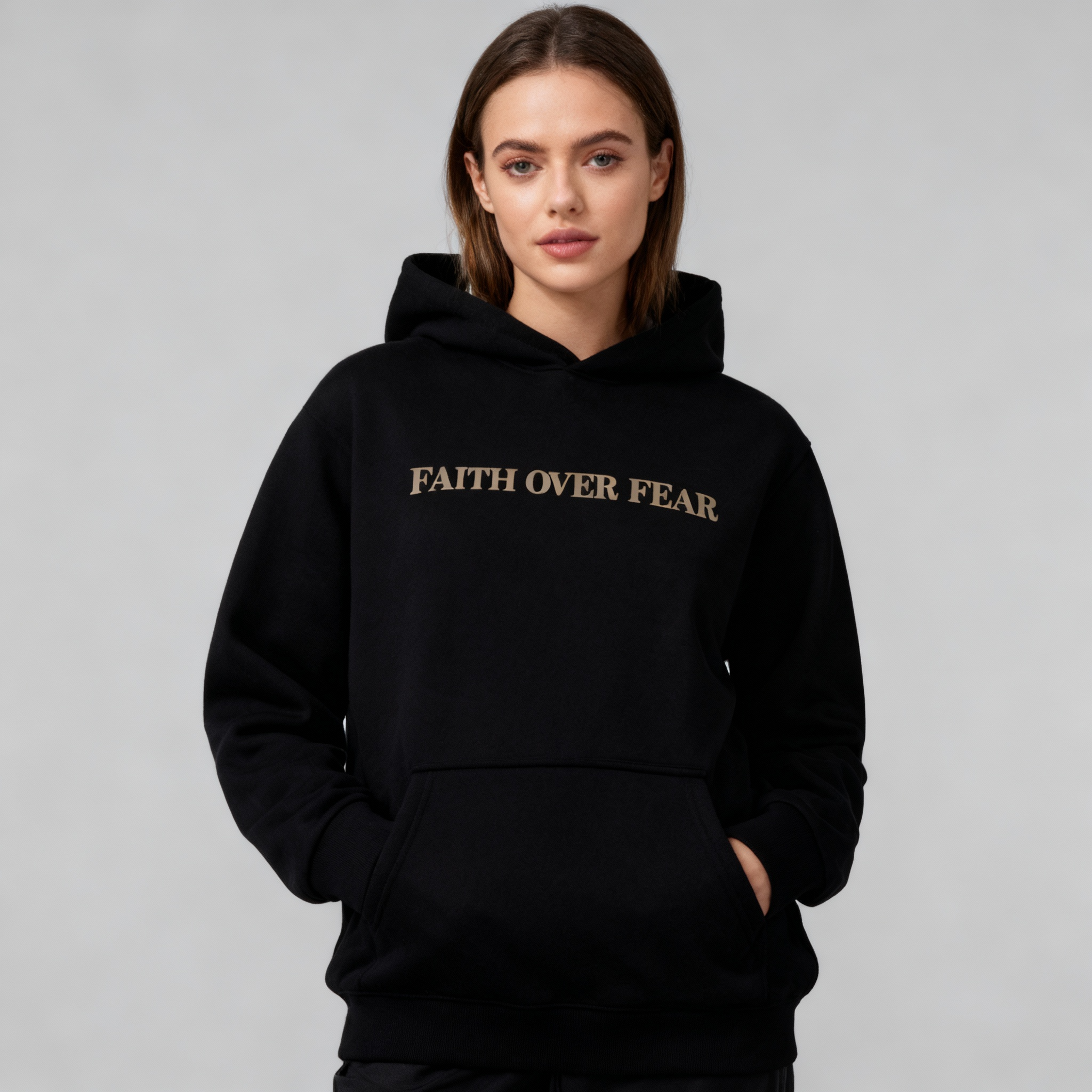 MEWE | Faith Over Fear Oversized Hoodie