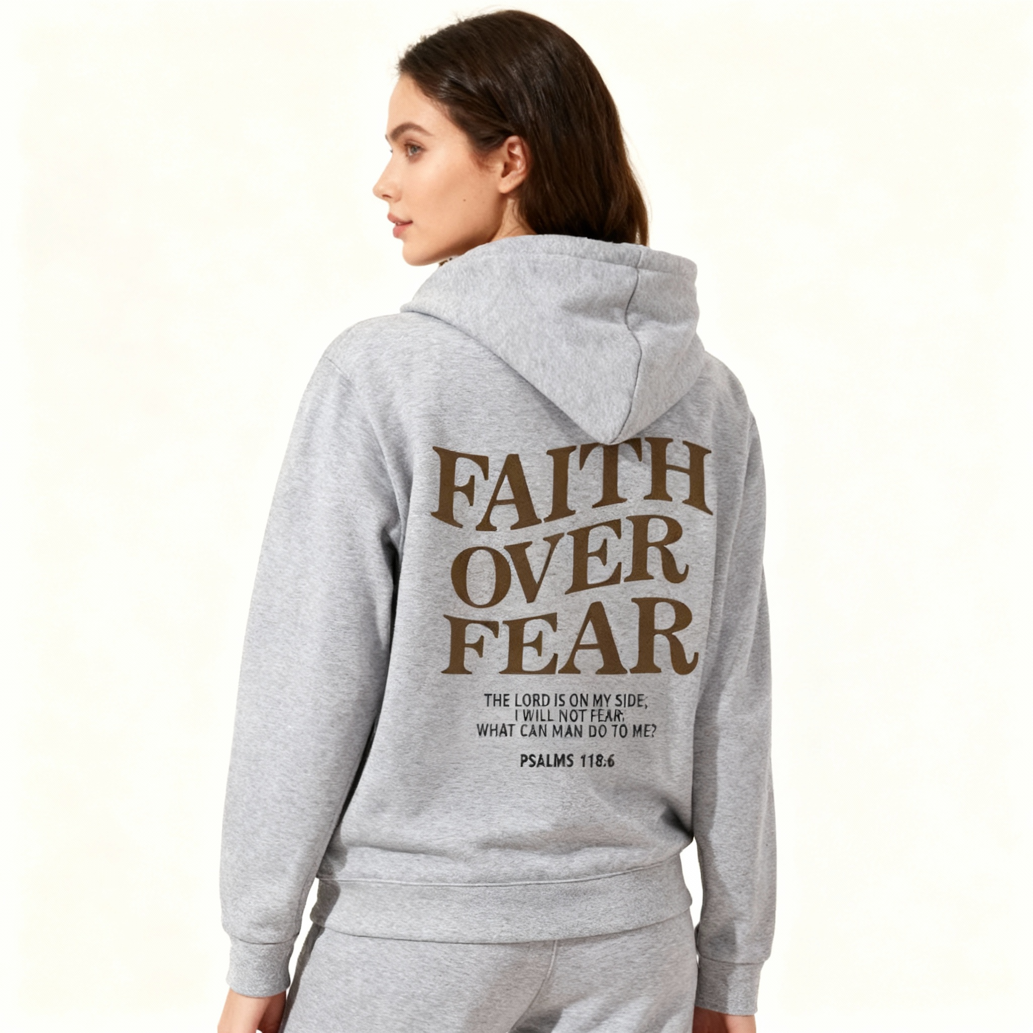 MEWE | Faith Over Fear Oversized Hoodie