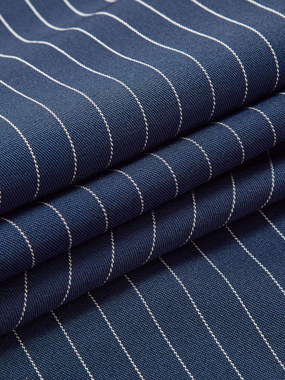 MEWE | High Waist Pinstripe Wide Leg Trousers