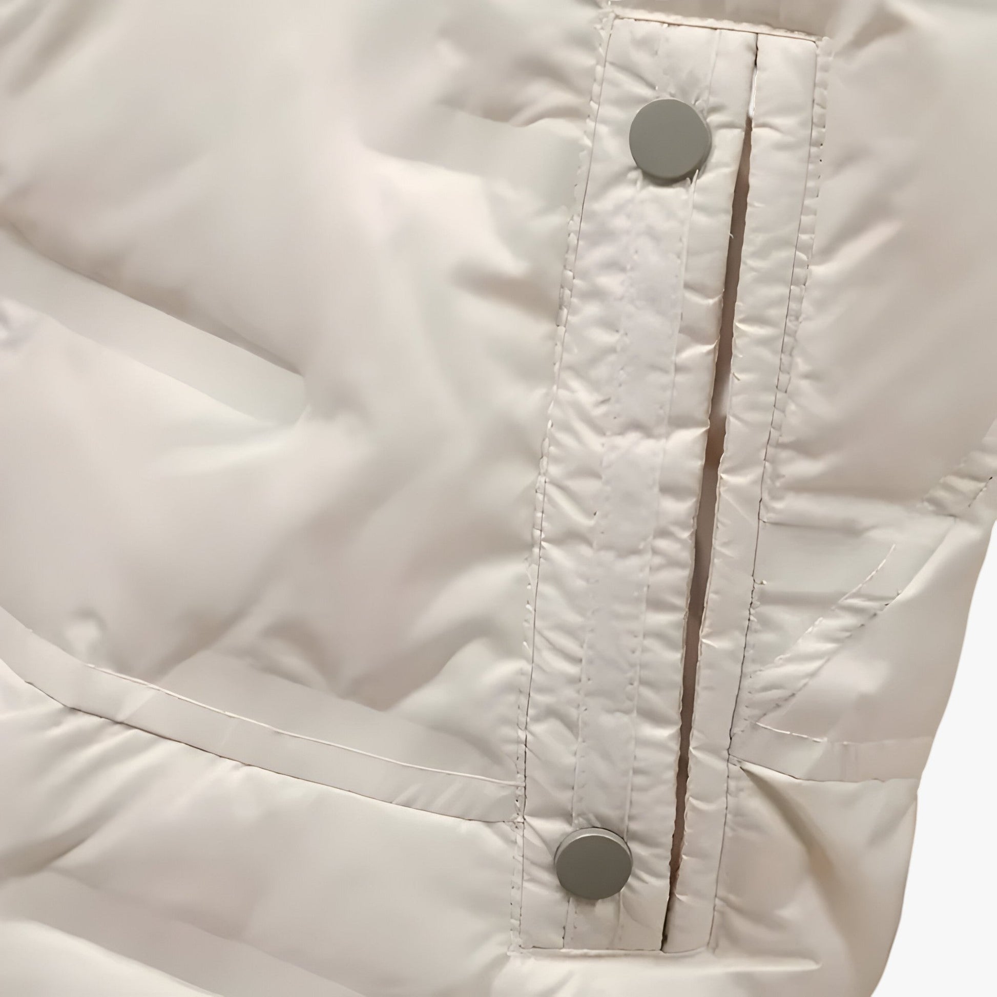 MEWE | Hooded Quilted Jacket with Snap Closure