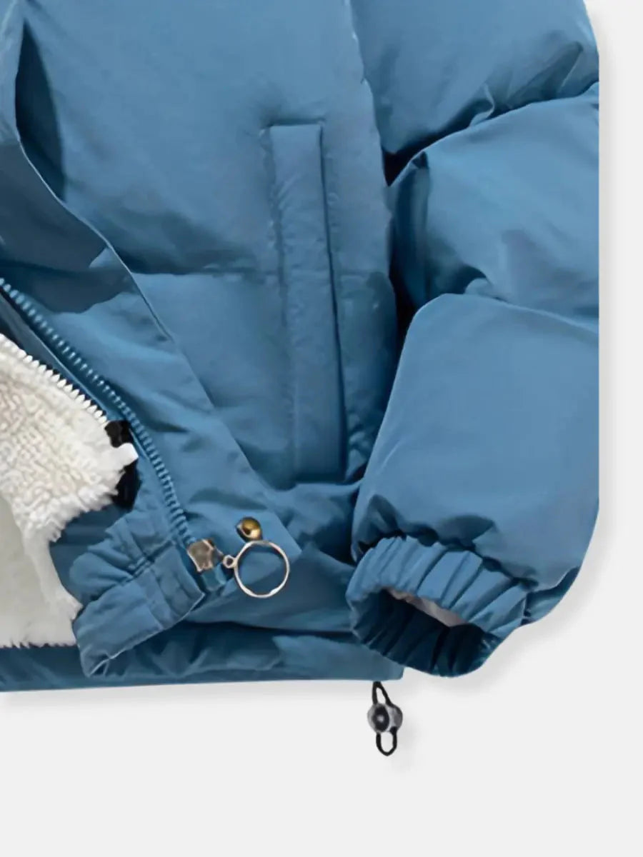 MEWE | Hooded Quilted Winter Jacket with Plush Lining