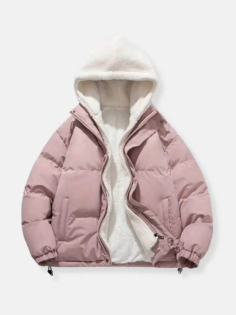 MEWE | Hooded Quilted Winter Jacket with Plush Lining