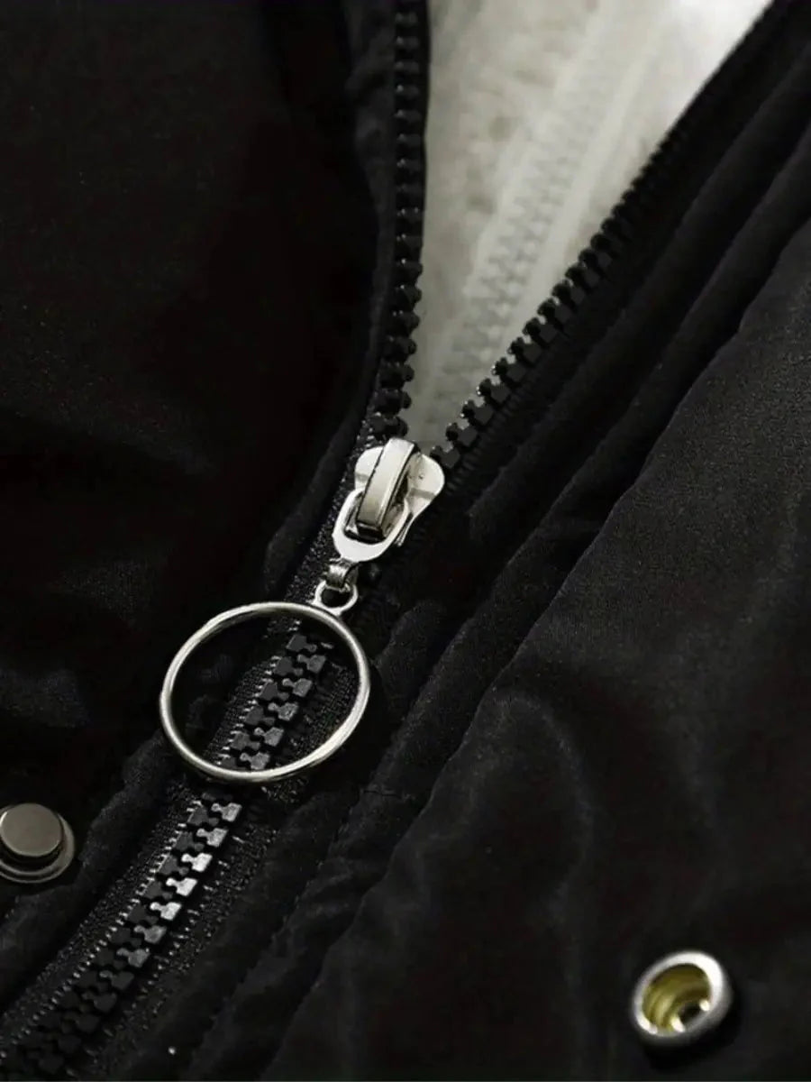 MEWE | Hooded Quilted Winter Jacket with Plush Lining