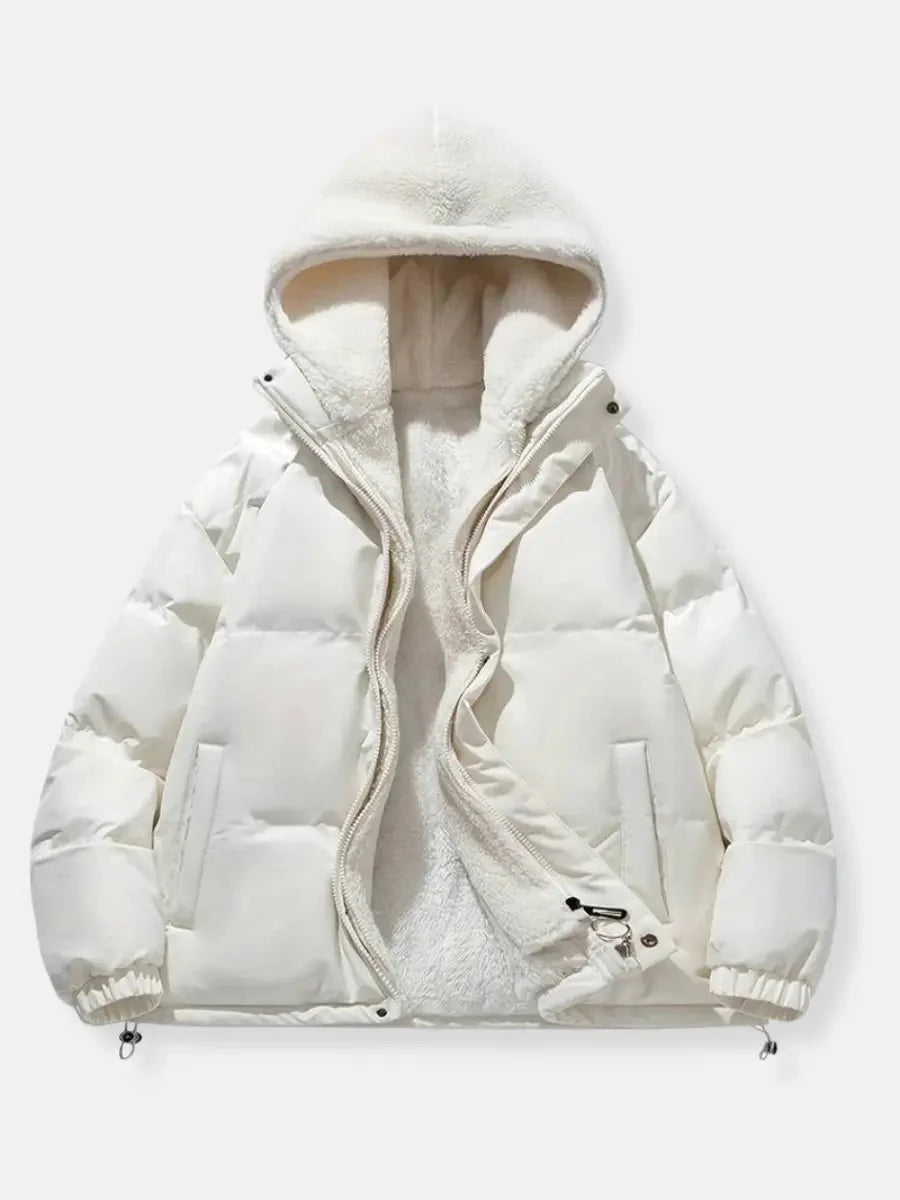 MEWE | Hooded Quilted Winter Jacket with Plush Lining