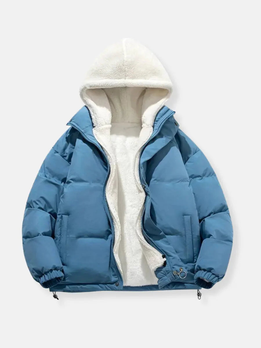 MEWE | Hooded Quilted Winter Jacket with Plush Lining