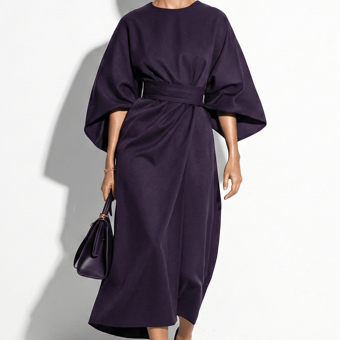 MEWE | Kimono Sleeve Maxi Dress with Tie Waist Mewe London