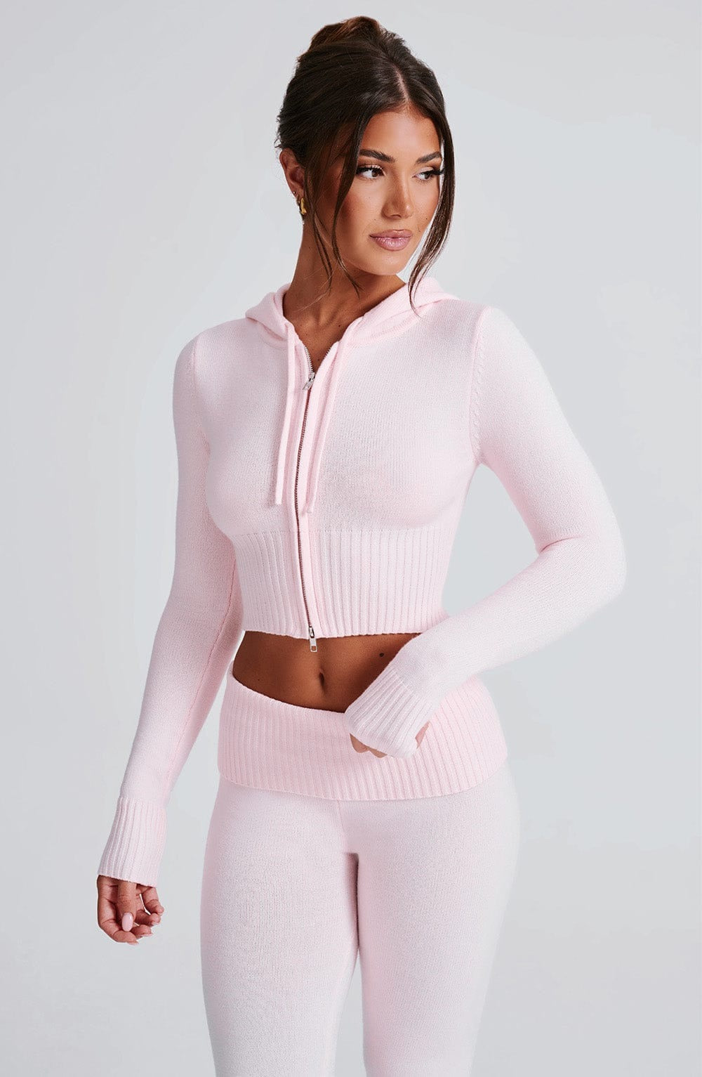 MEWE | Women’s Knit Lounge Set with Zip Hoodie Mewe London