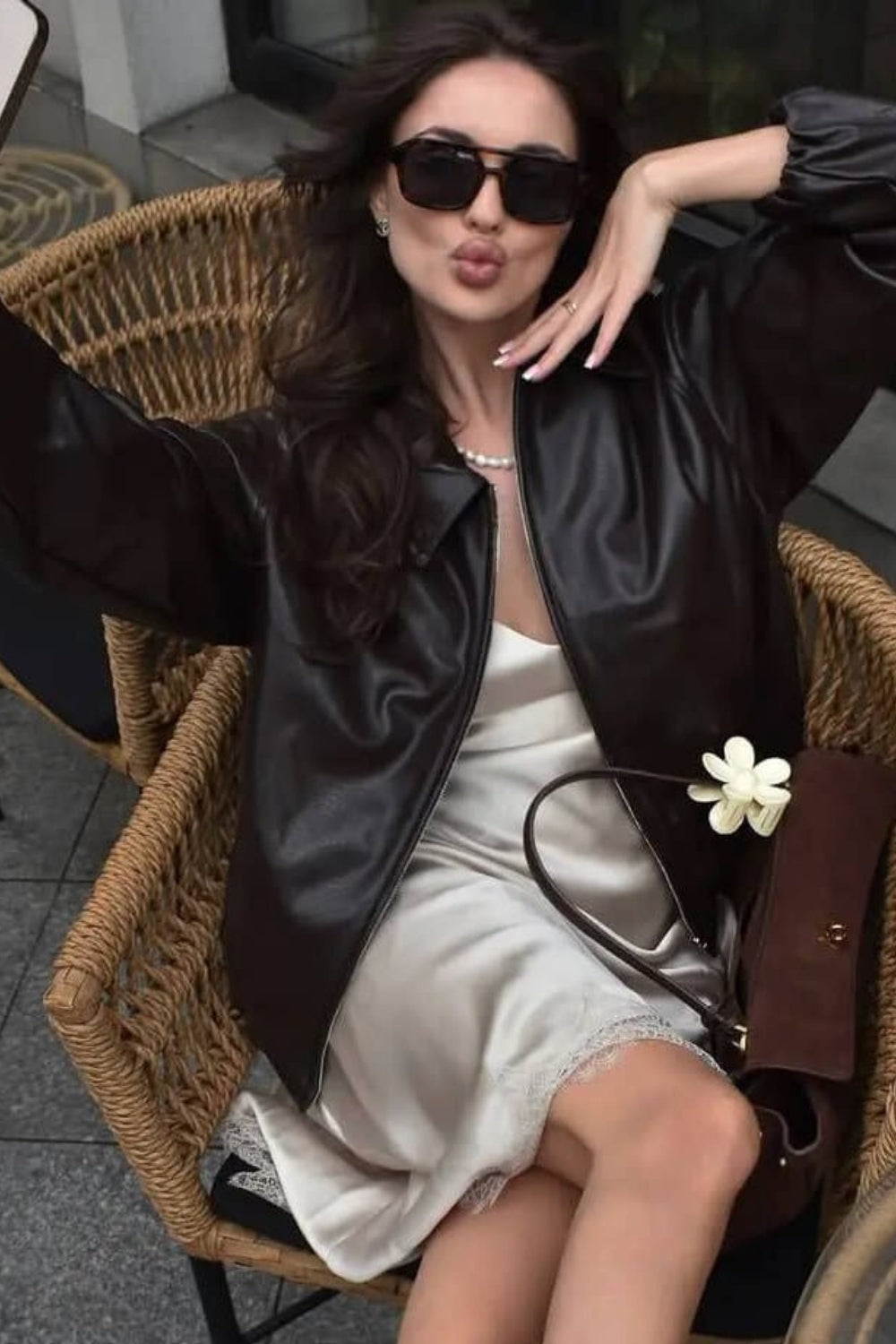 MEWE | Faux Bomber Jacket with Zip Front Mewe London