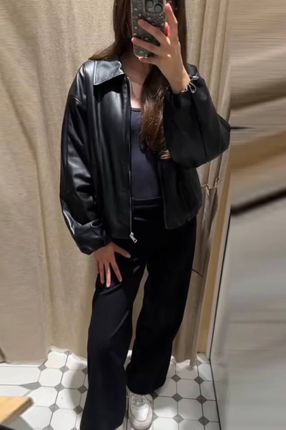 MEWE | Faux Bomber Jacket with Zip Front Mewe London