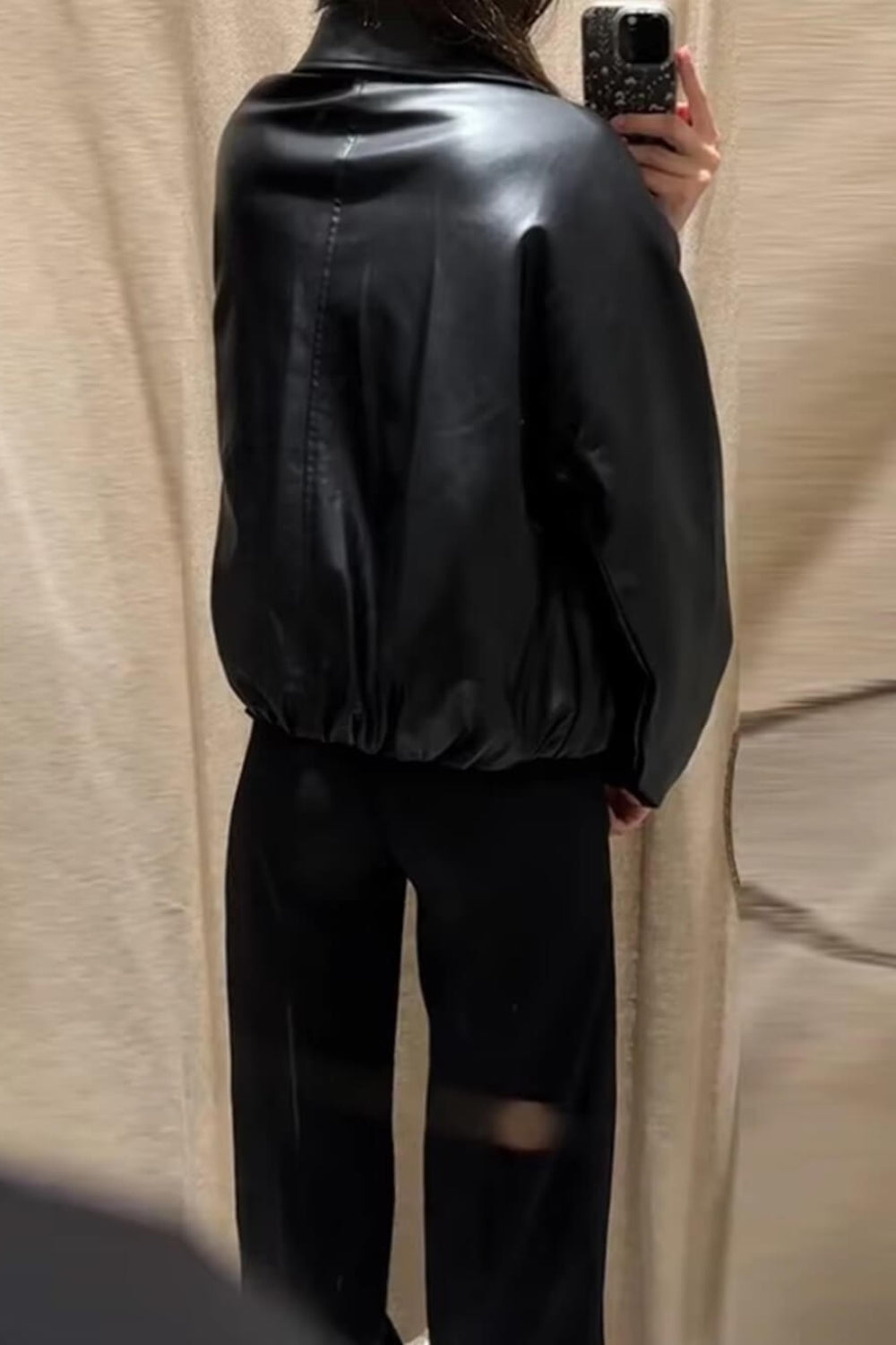 MEWE | Faux Bomber Jacket with Zip Front Mewe London