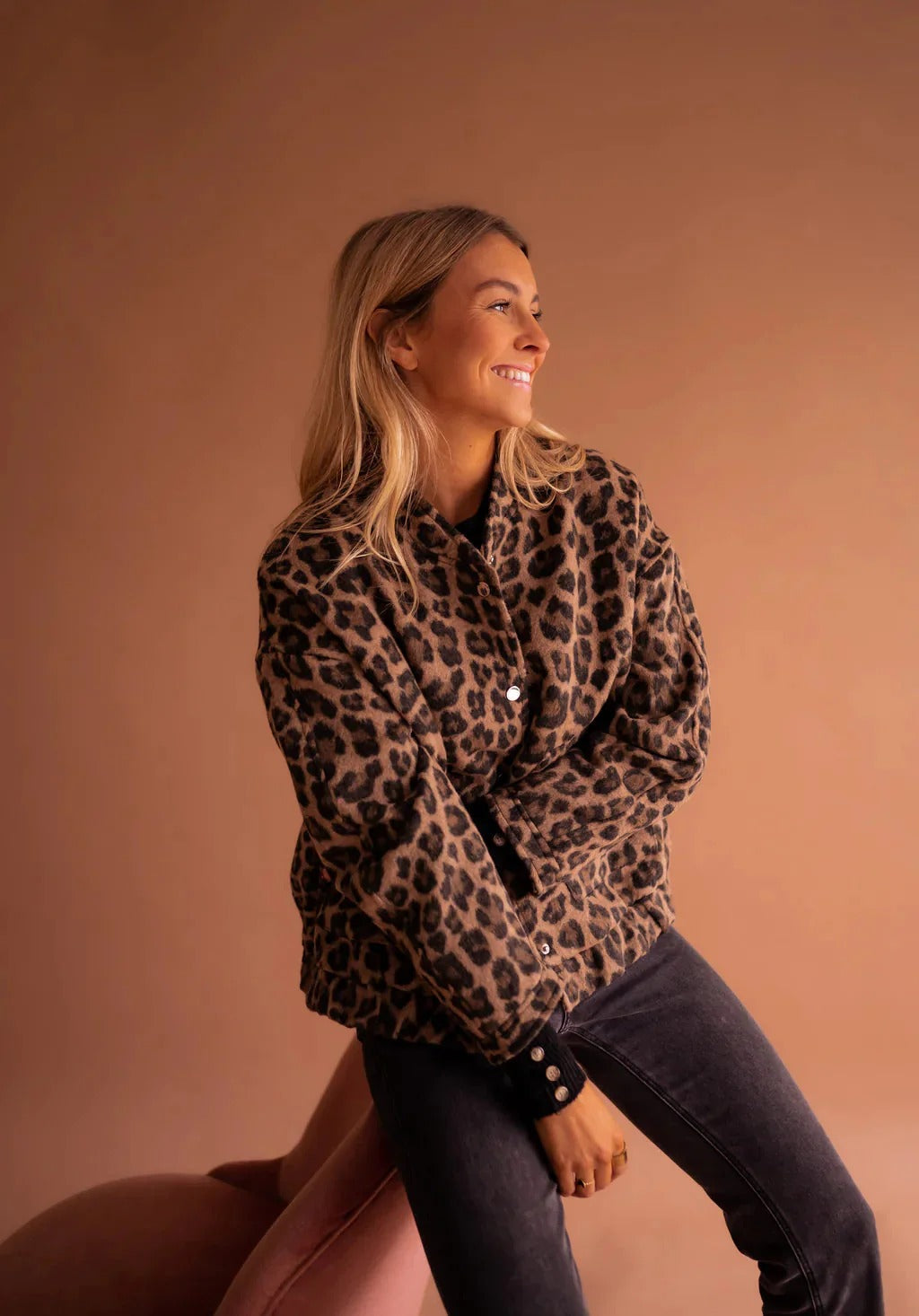 MEWE | Leopard print bomber jacket Mewe London