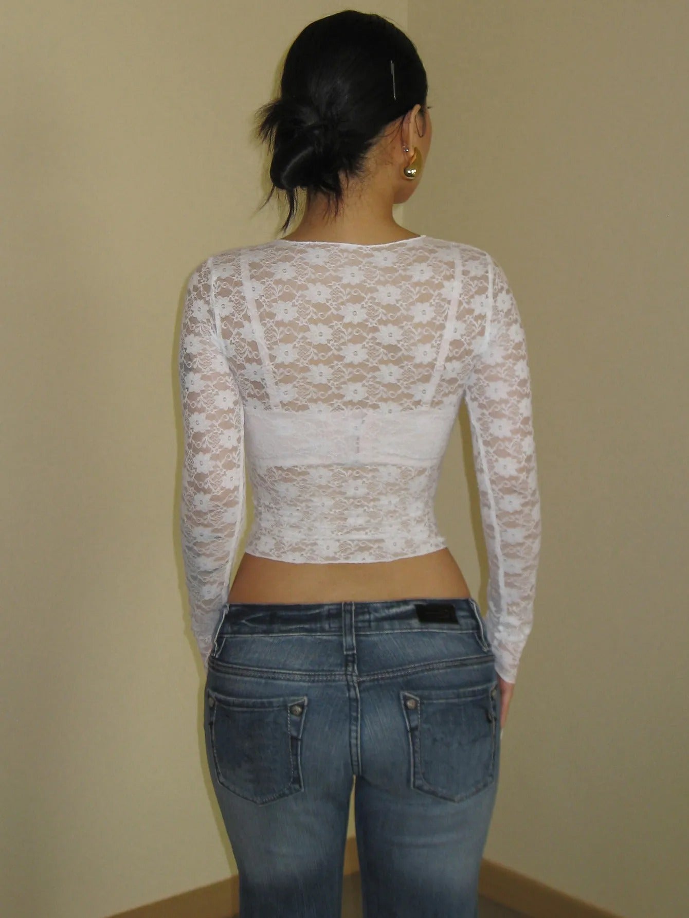 MEWE | Long Sleeve Lace Top Mewe London