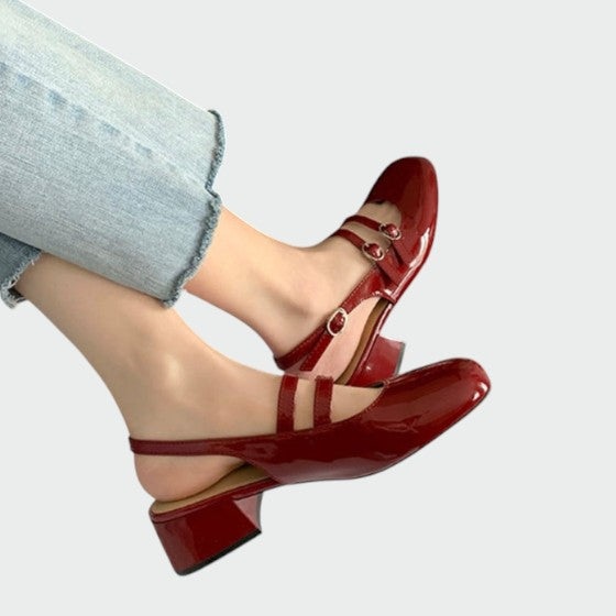 MEWE | Mary Jane Heels with Double Strap and Slingback Mewe London