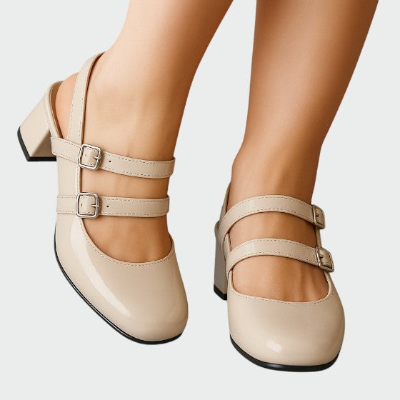 MEWE | Mary Jane Heels with Double Strap and Slingback Mewe London