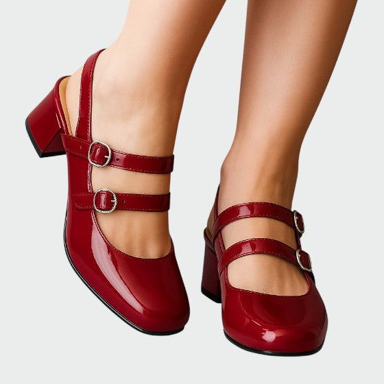 MEWE | Mary Jane Heels with Double Strap and Slingback Mewe London