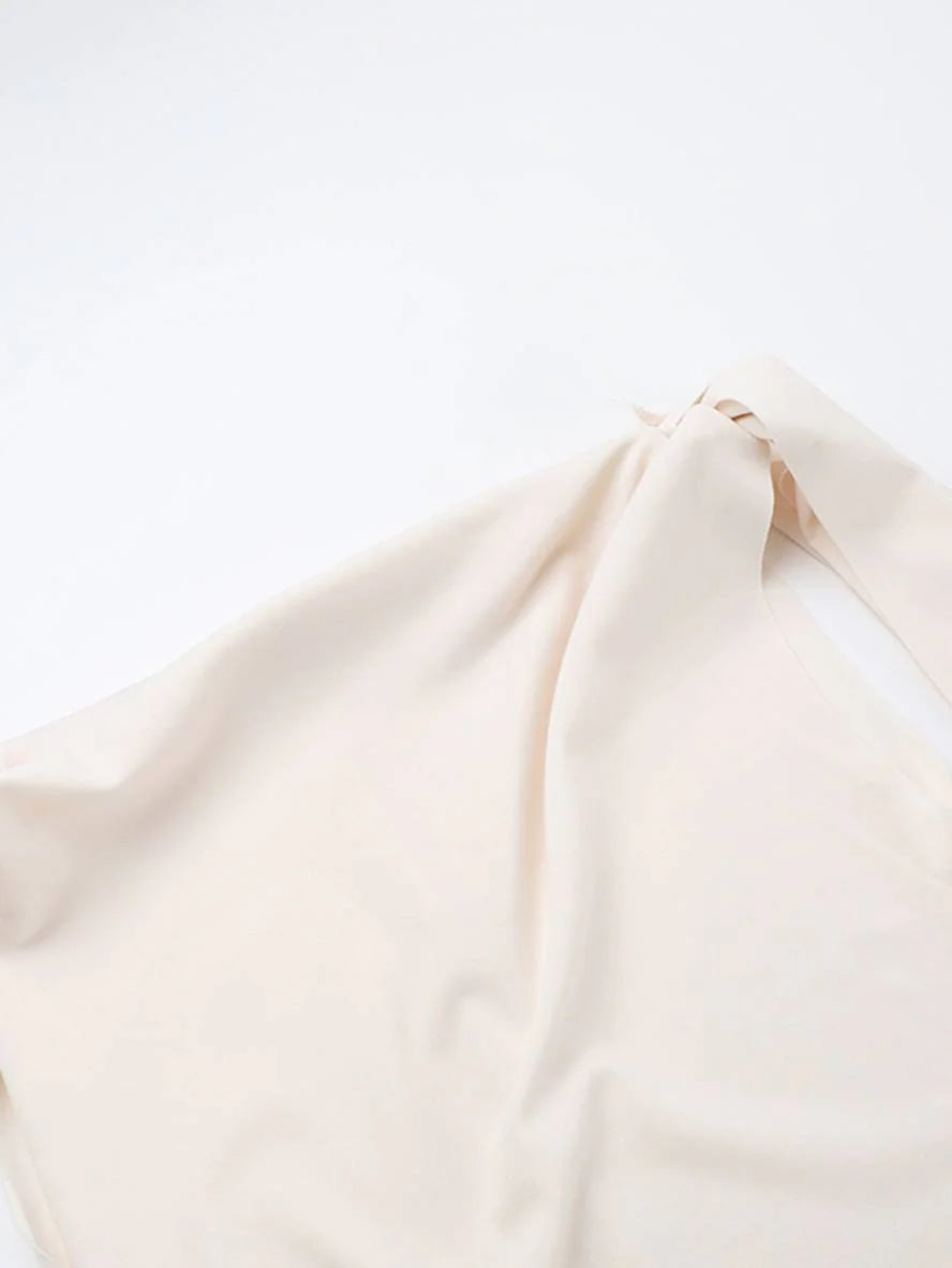 MEWE | One-Shoulder Sleeveless Maxi Dress for Evening Wear