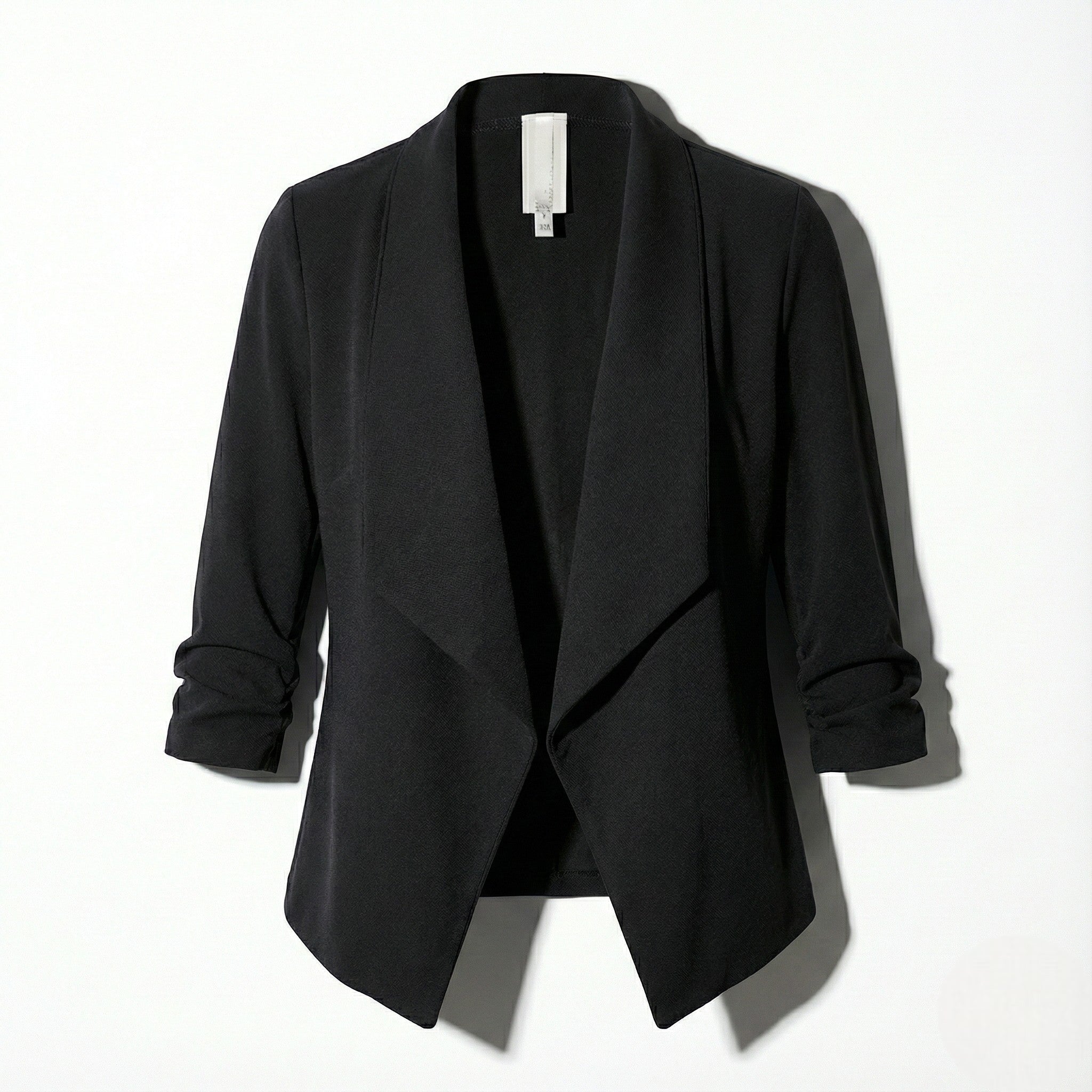 MEWE | Open Front Blazer with Draped Lapel Mewe London