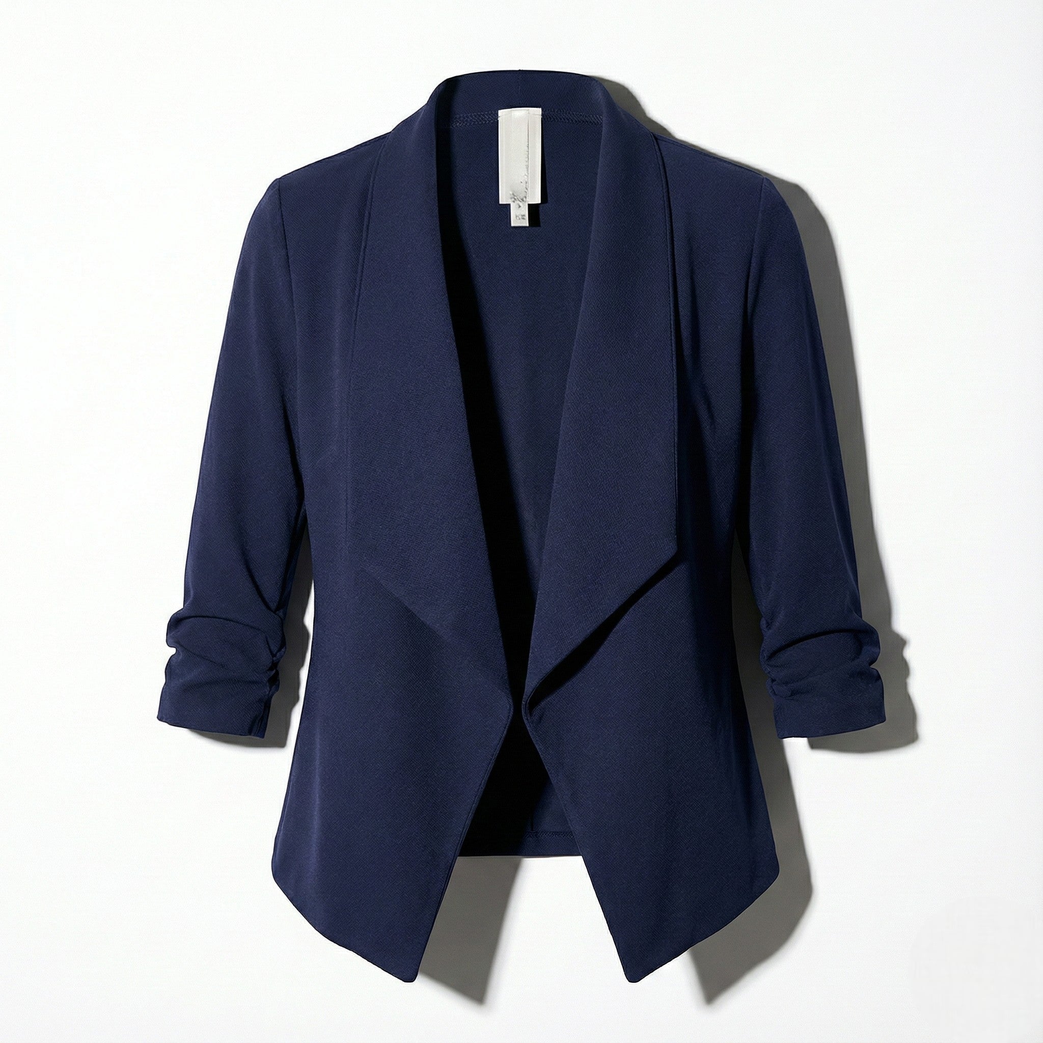 MEWE | Open Front Blazer with Draped Lapel Mewe London