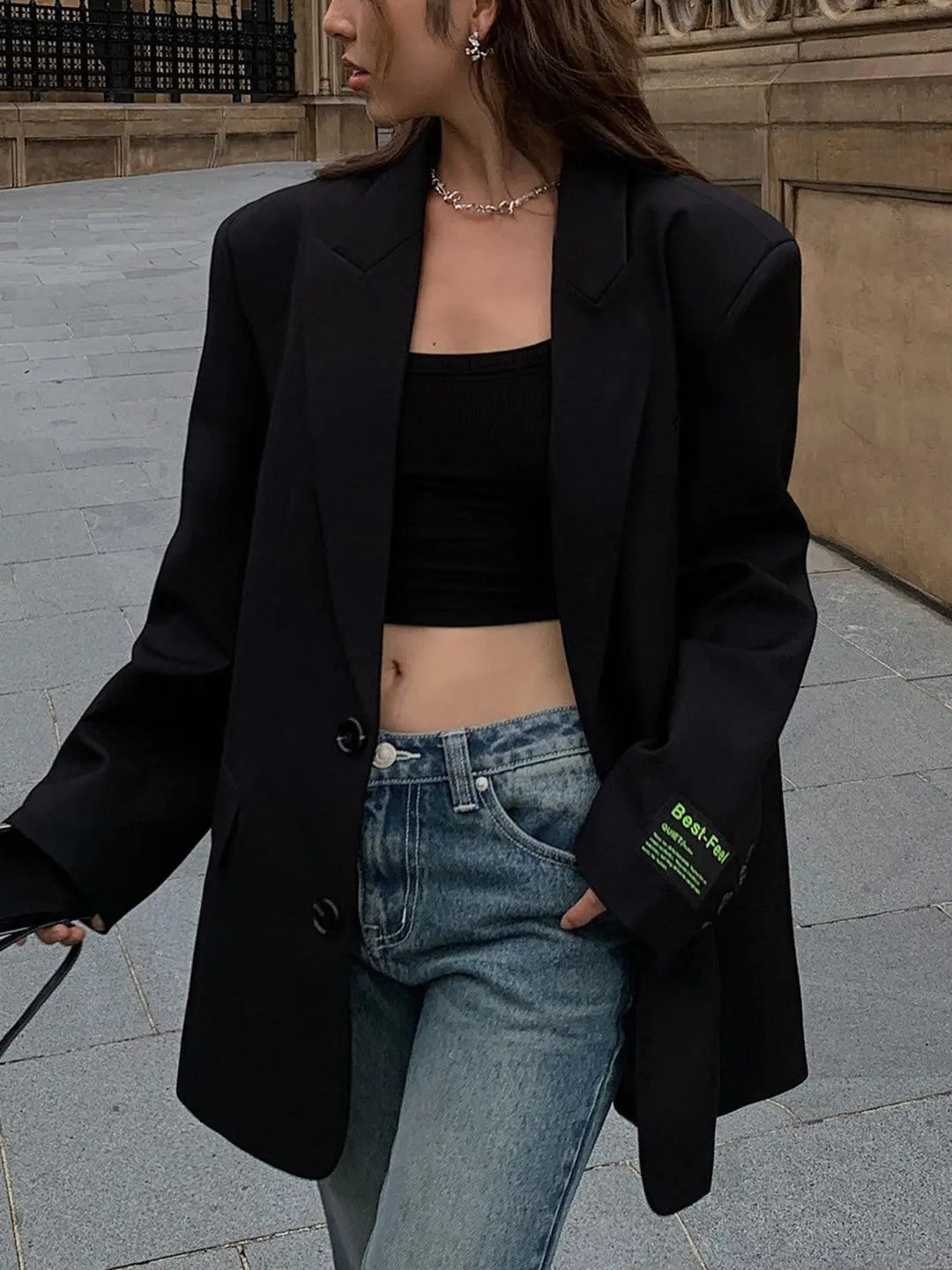 MEWE | Oversized Blazer with Classic Lapel and Refined Outline Mewe London