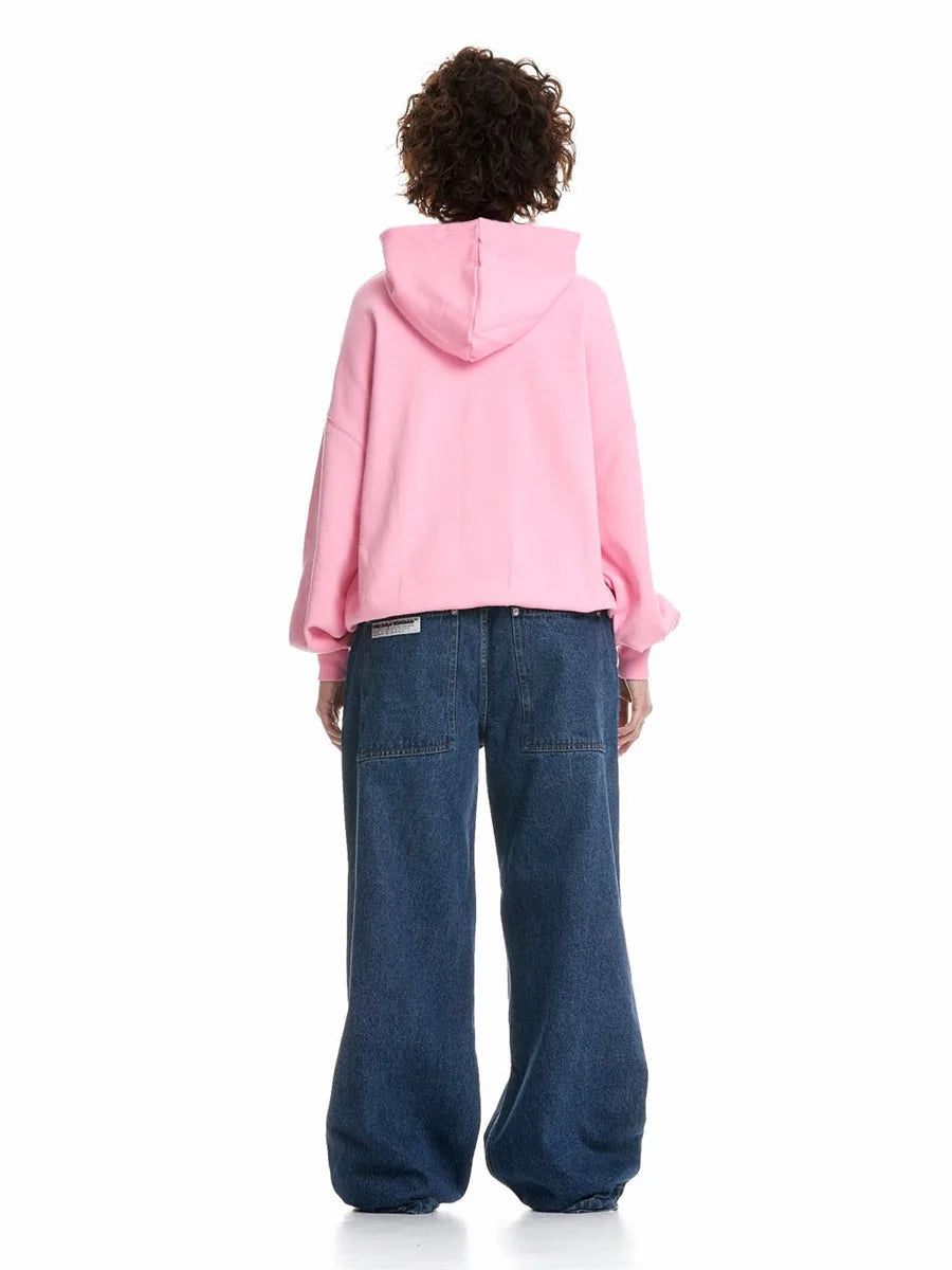 MEWE | Oversized Star Embroidered Hoodie with Front Pocket Mewe London