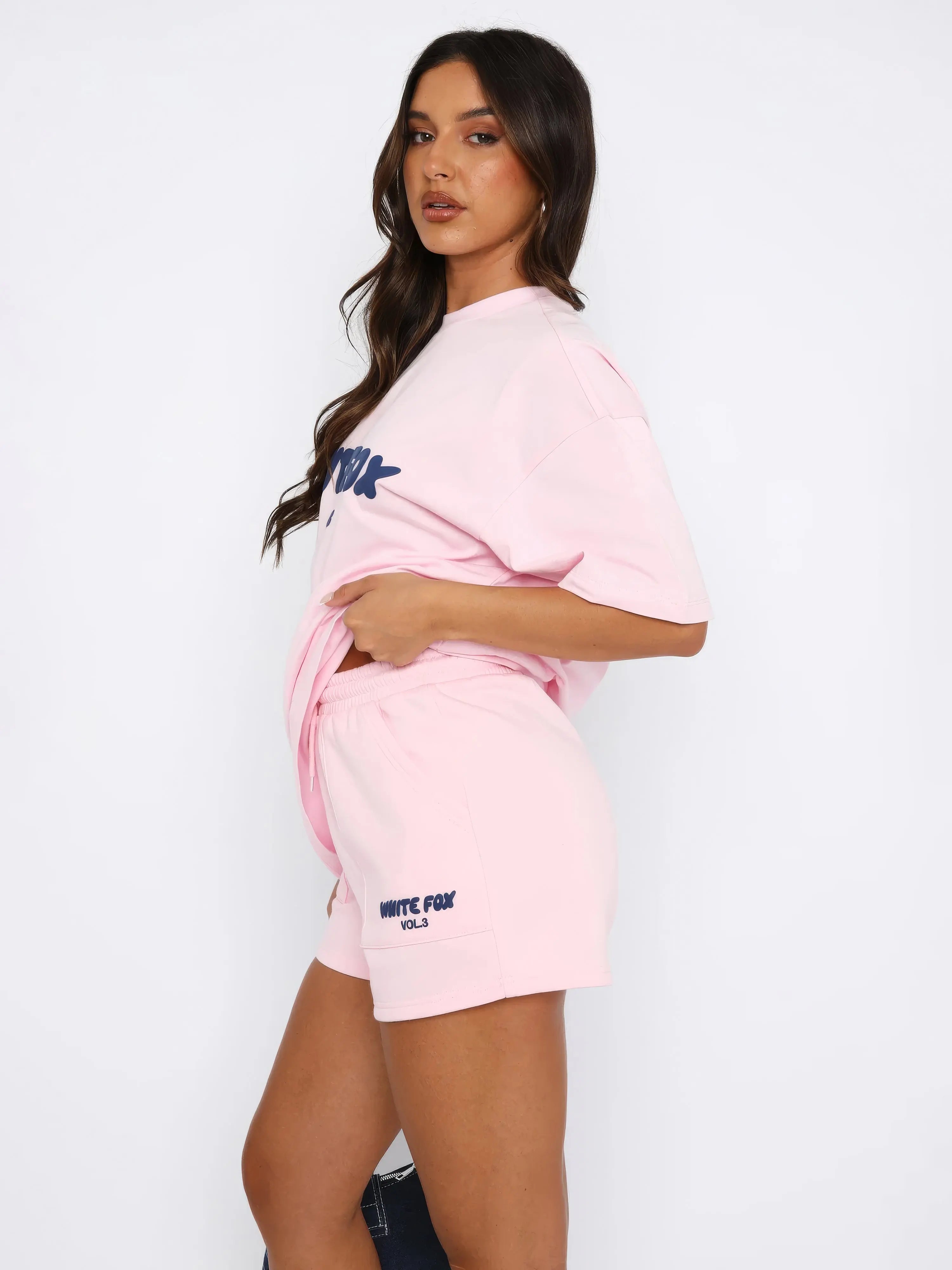 MEWE | Two-Piece Set with Oversized T-Shirt and Shorts Mewe London