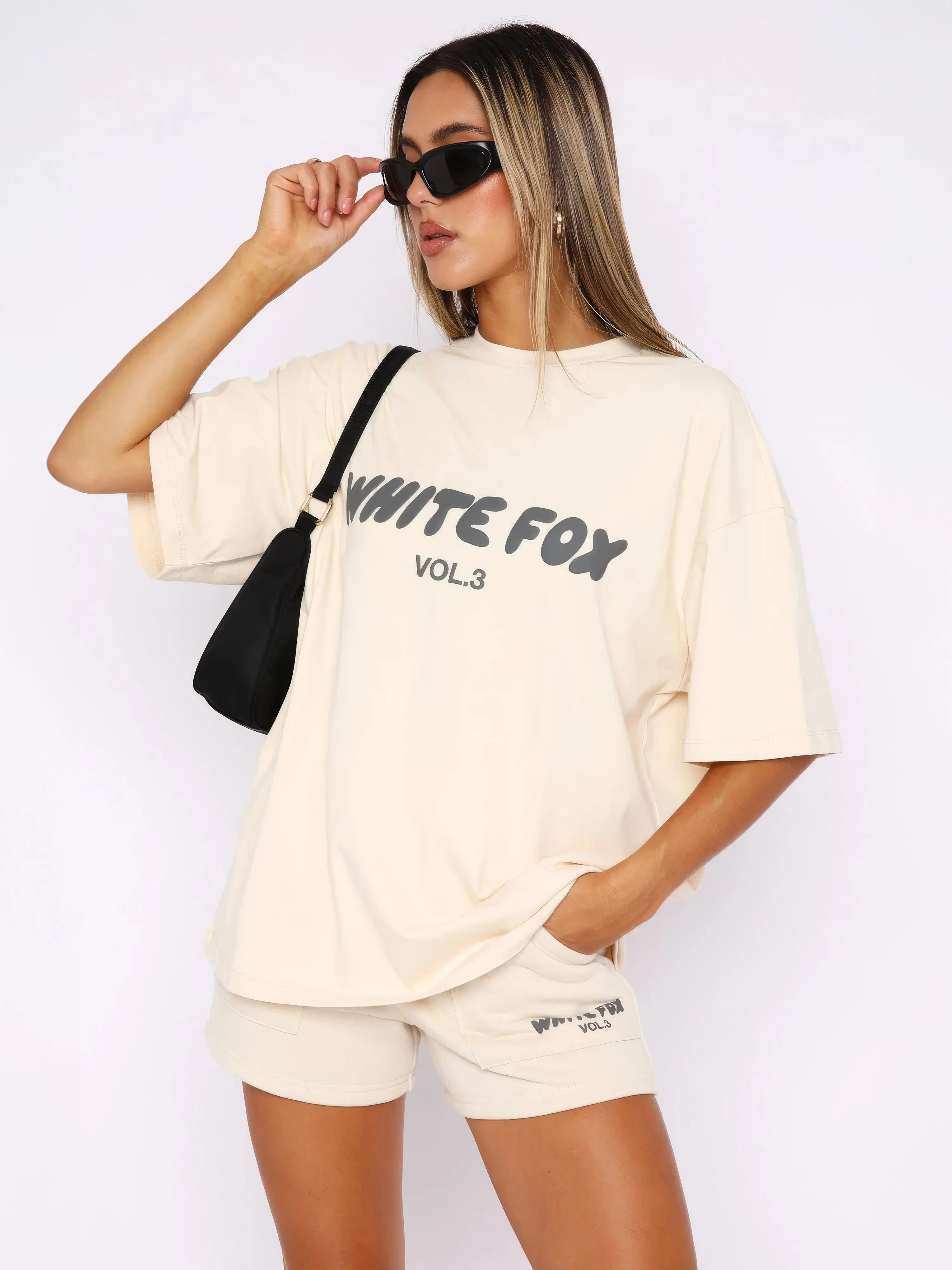 MEWE | Two-Piece Set with Oversized T-Shirt and Shorts Mewe London
