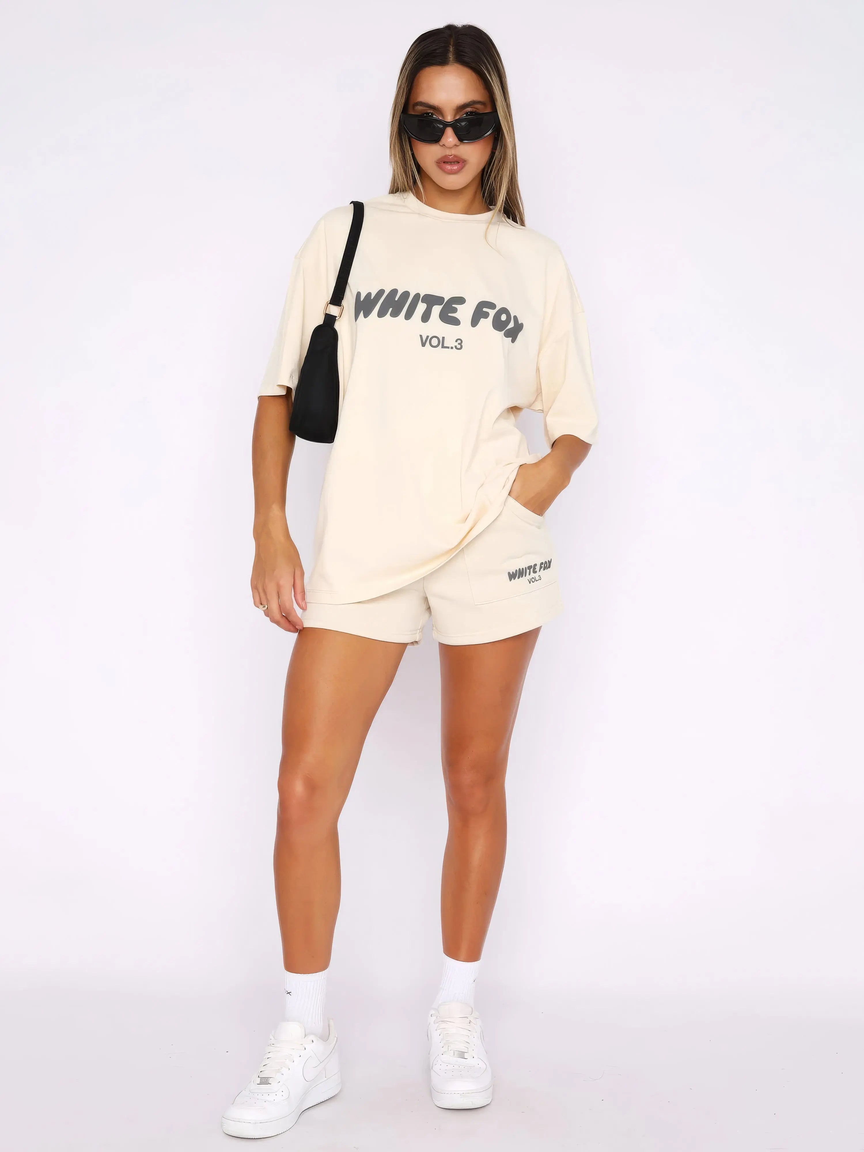 MEWE | Two-Piece Set with Oversized T-Shirt and Shorts Mewe London