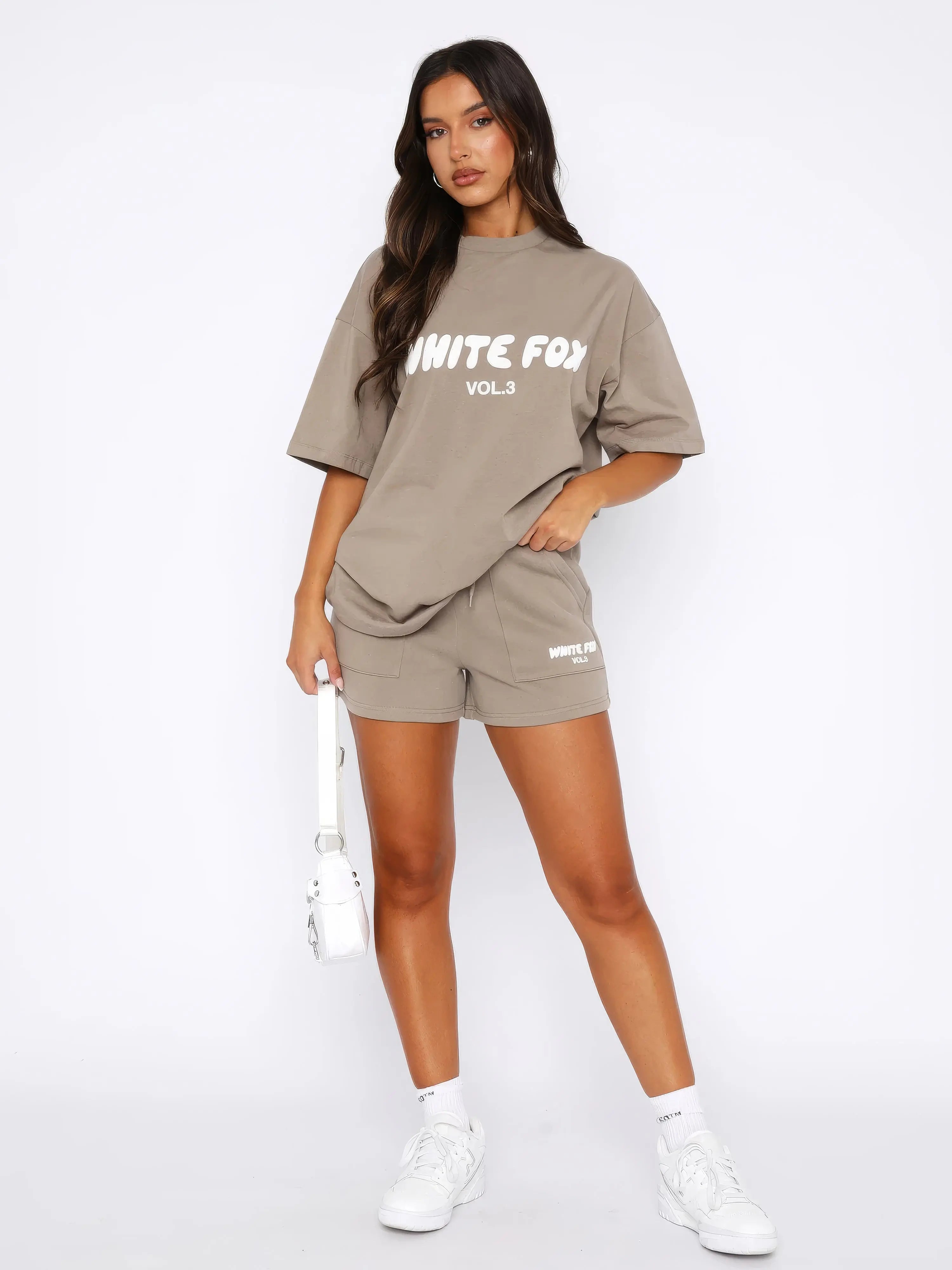 MEWE | Two-Piece Set with Oversized T-Shirt and Shorts Mewe London